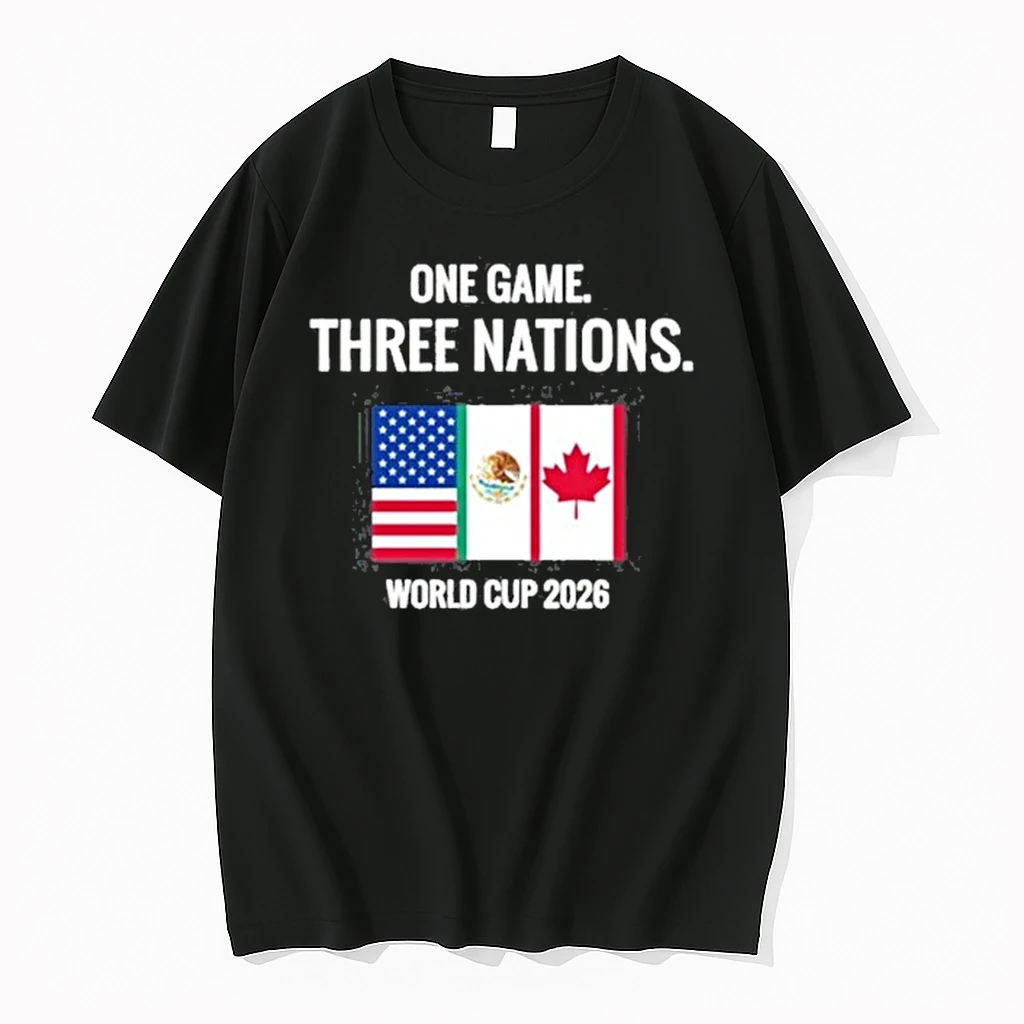 One Game Three Nations World Cup 2026 Flag Shirts
