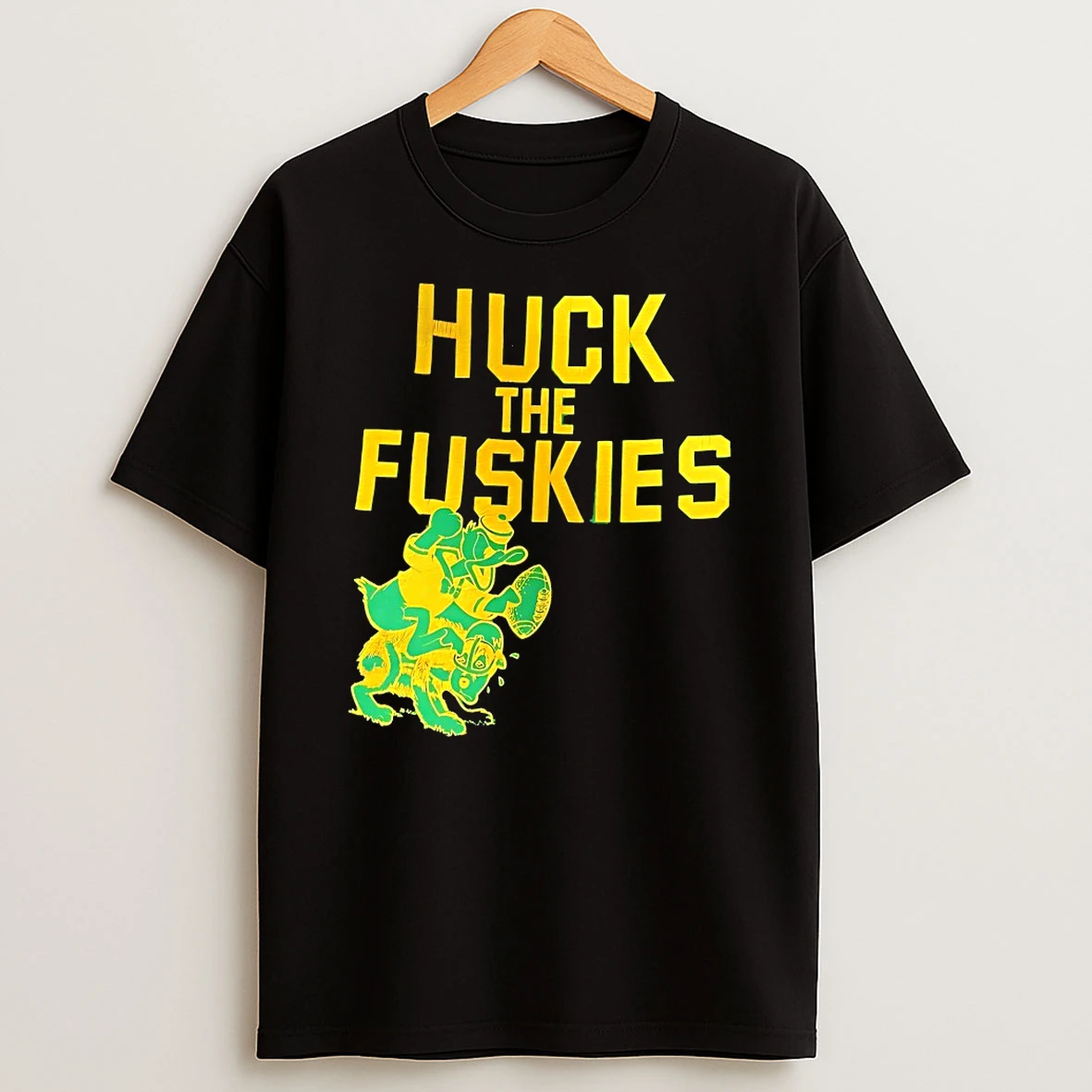 Oregan Duck Vs Washington Huskies Huck The Fuskies Shirts