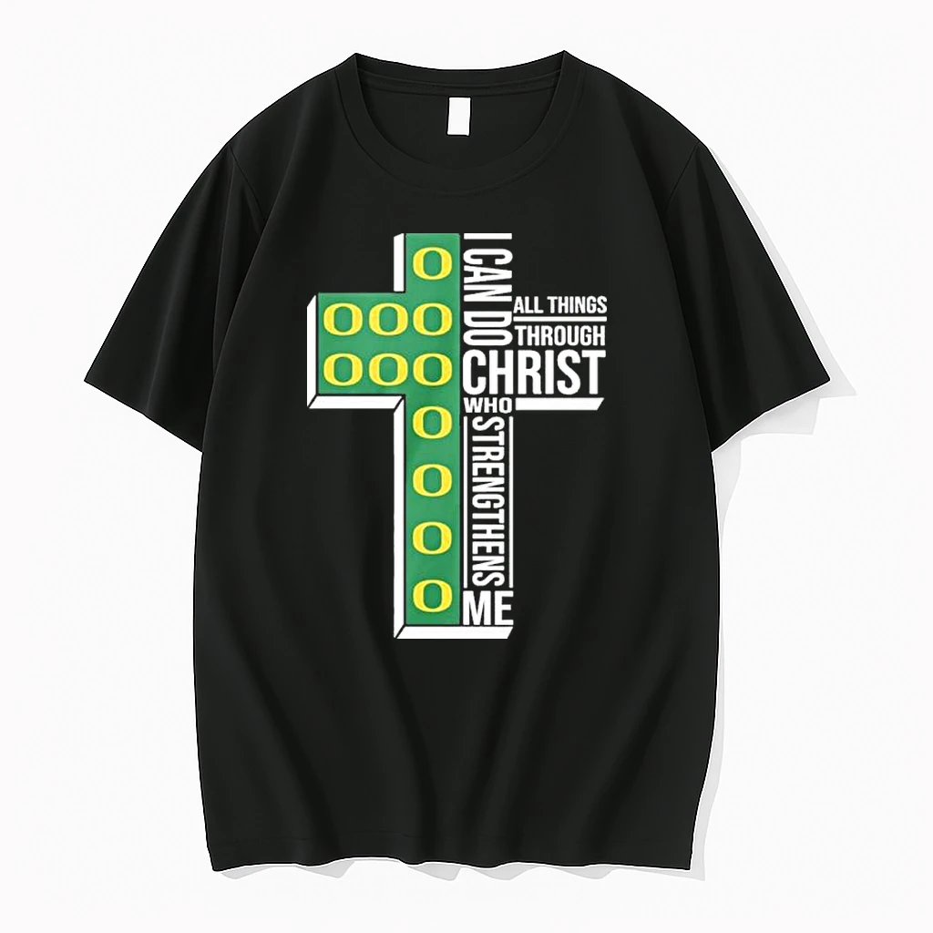 Oregon Basketball Logo I Can Do All Things Through Christ Who Strengthens Me Shirts