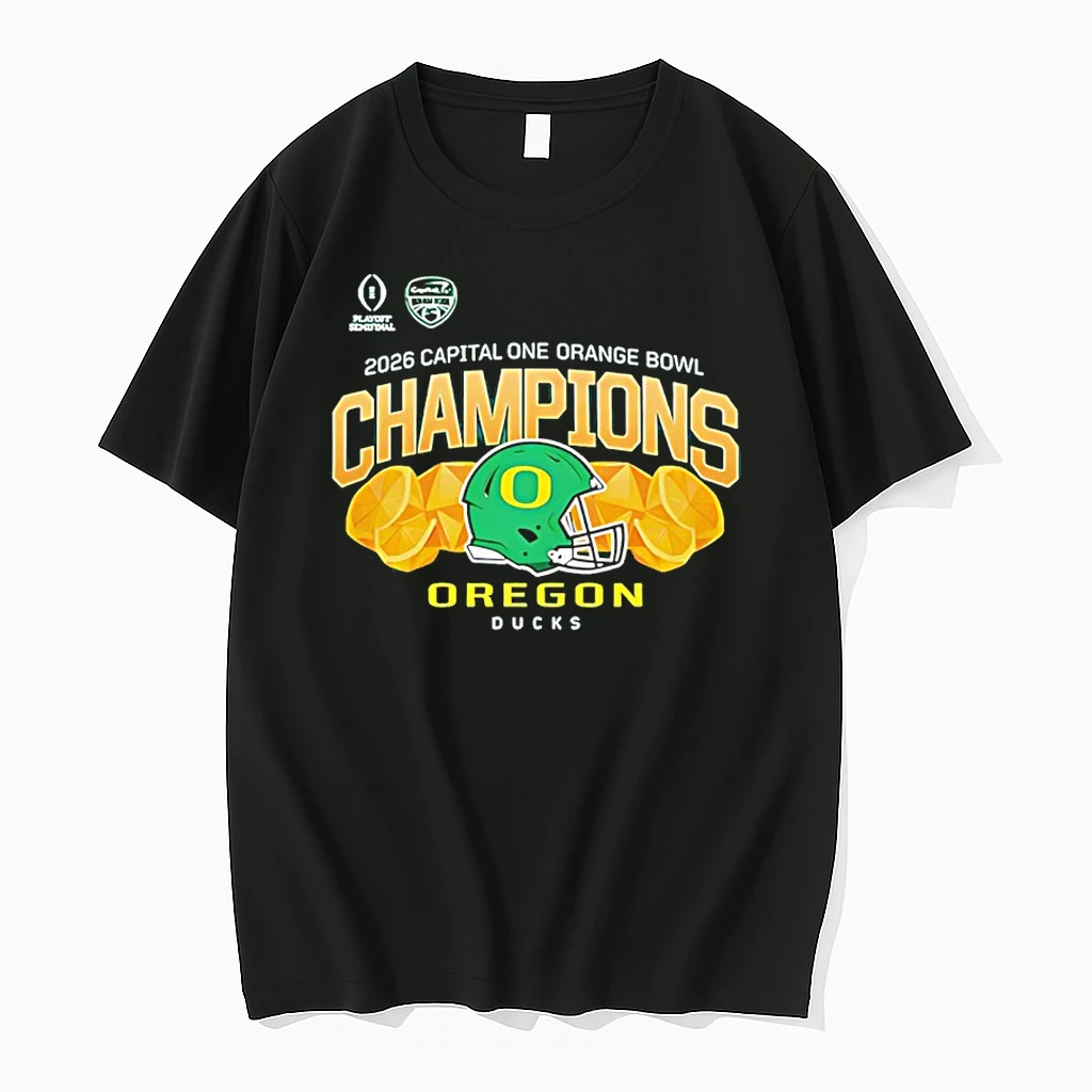 Oregon Ducks 2026 Orange Bowl Champions Ncaa Shirts