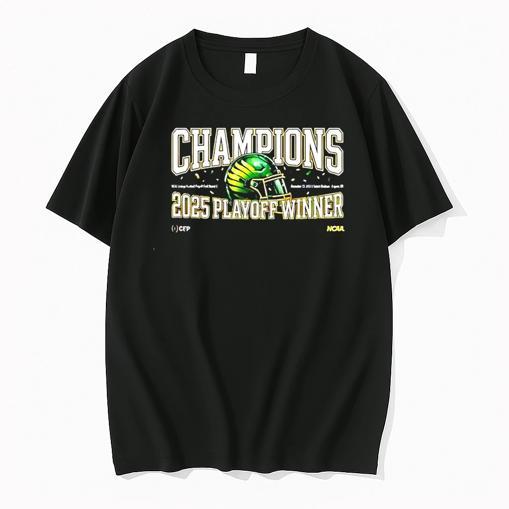 Oregon Ducks Cfp 2025 Playoff Winner Shirts