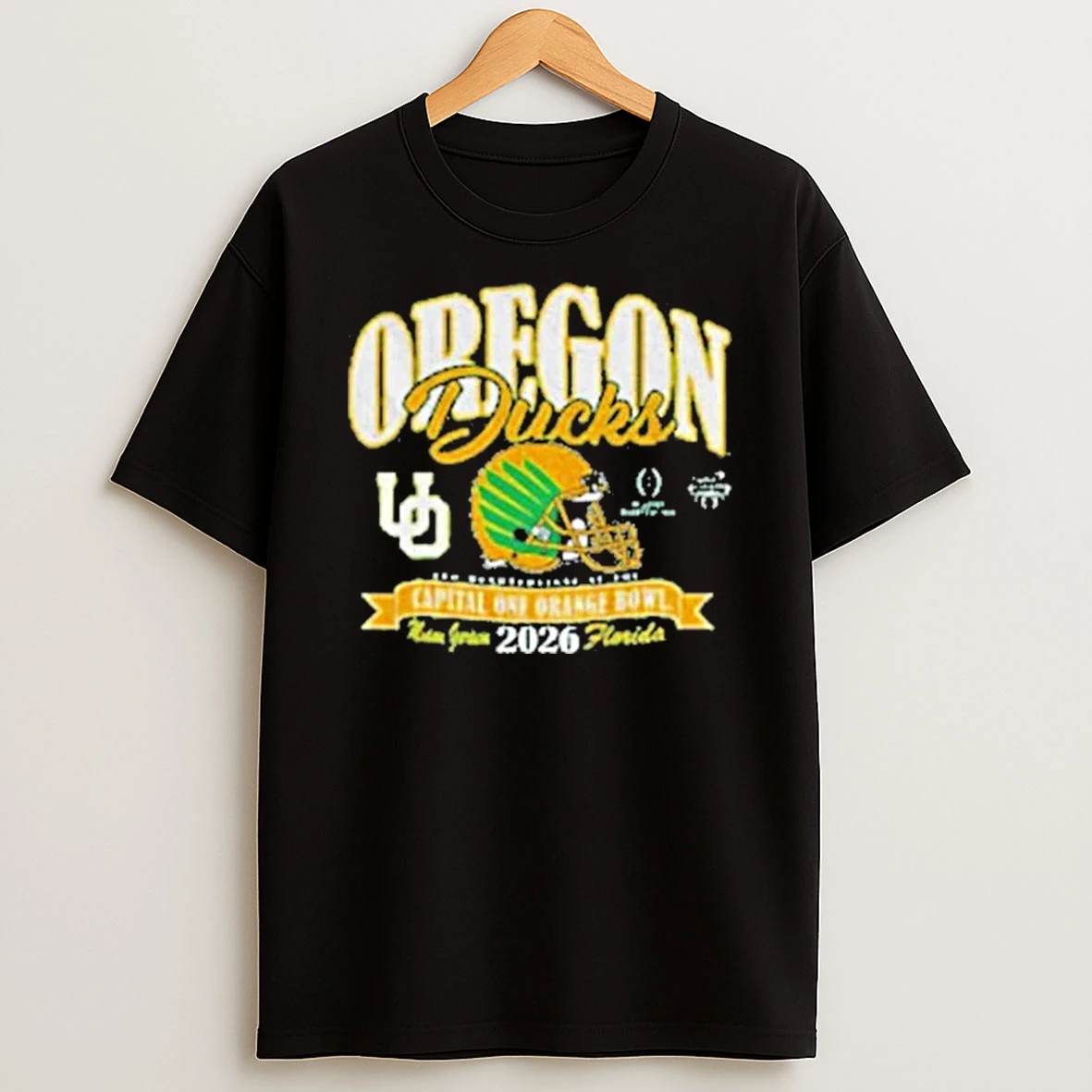 Oregon Ducks College Football Playoff 2026 Capital One Orange Bowl Shirts