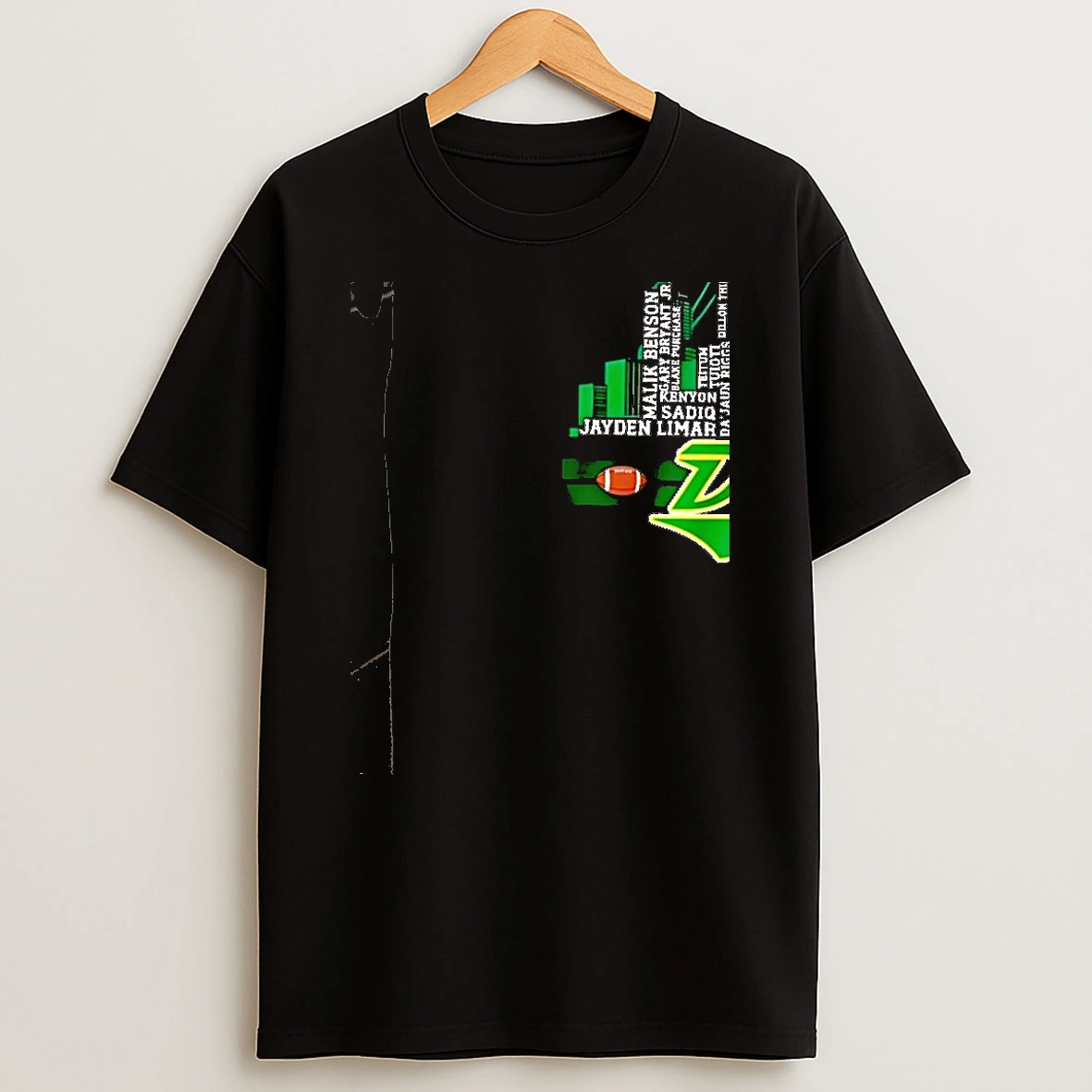 Oregon Ducks Football 2025 Skyline Black Shirts
