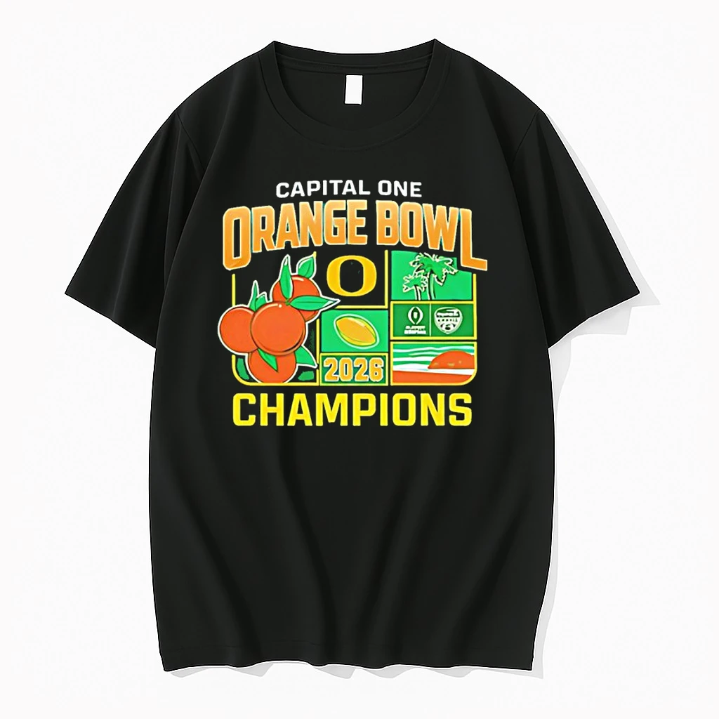 Oregon Ducks Orange Bowl Champions Ncaa 2026 Shirts