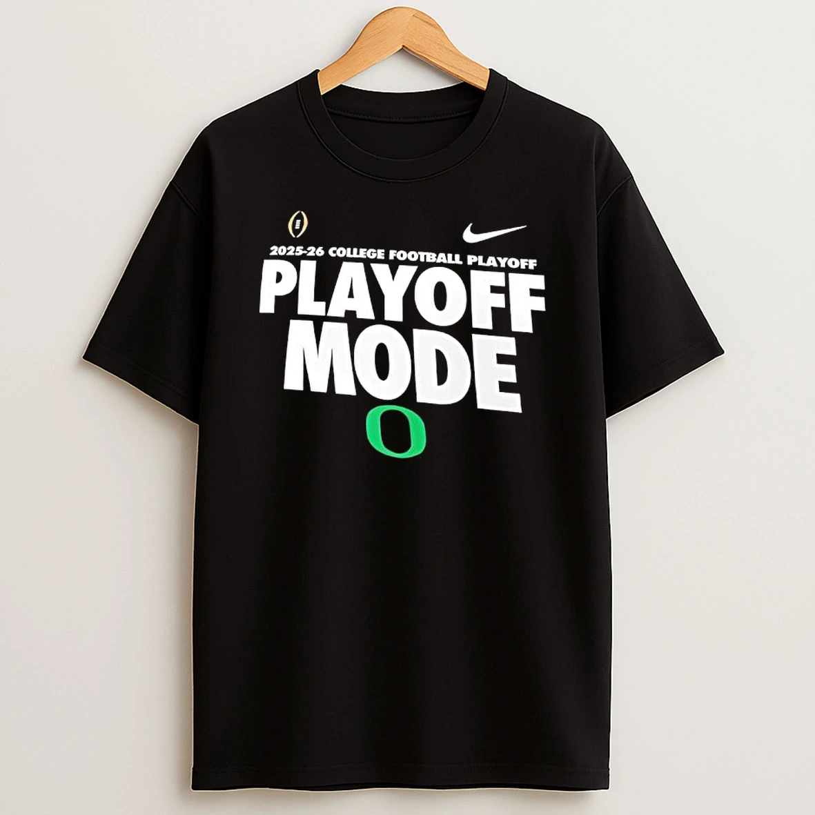 Oregon Ducks Logo 2025 26 College Football Playoff Playoff Mode Shirts