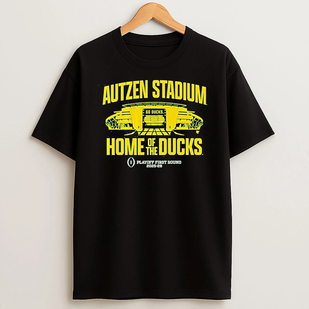 Oregon Football 2025 Cfp Autzen Stadium Shirts