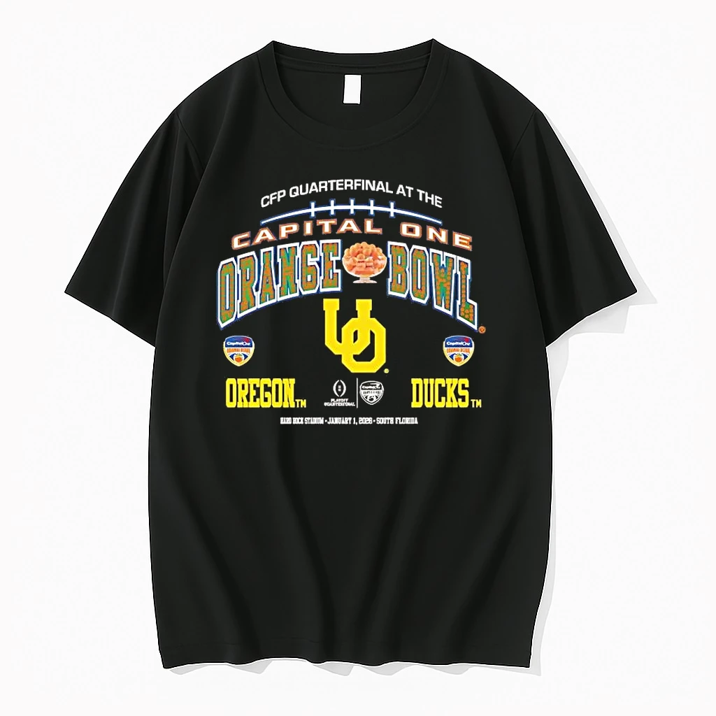 Oregon Vs Ducks 2025 Cfp Quarterfinal At The Capital One Orange Bowl Shirts