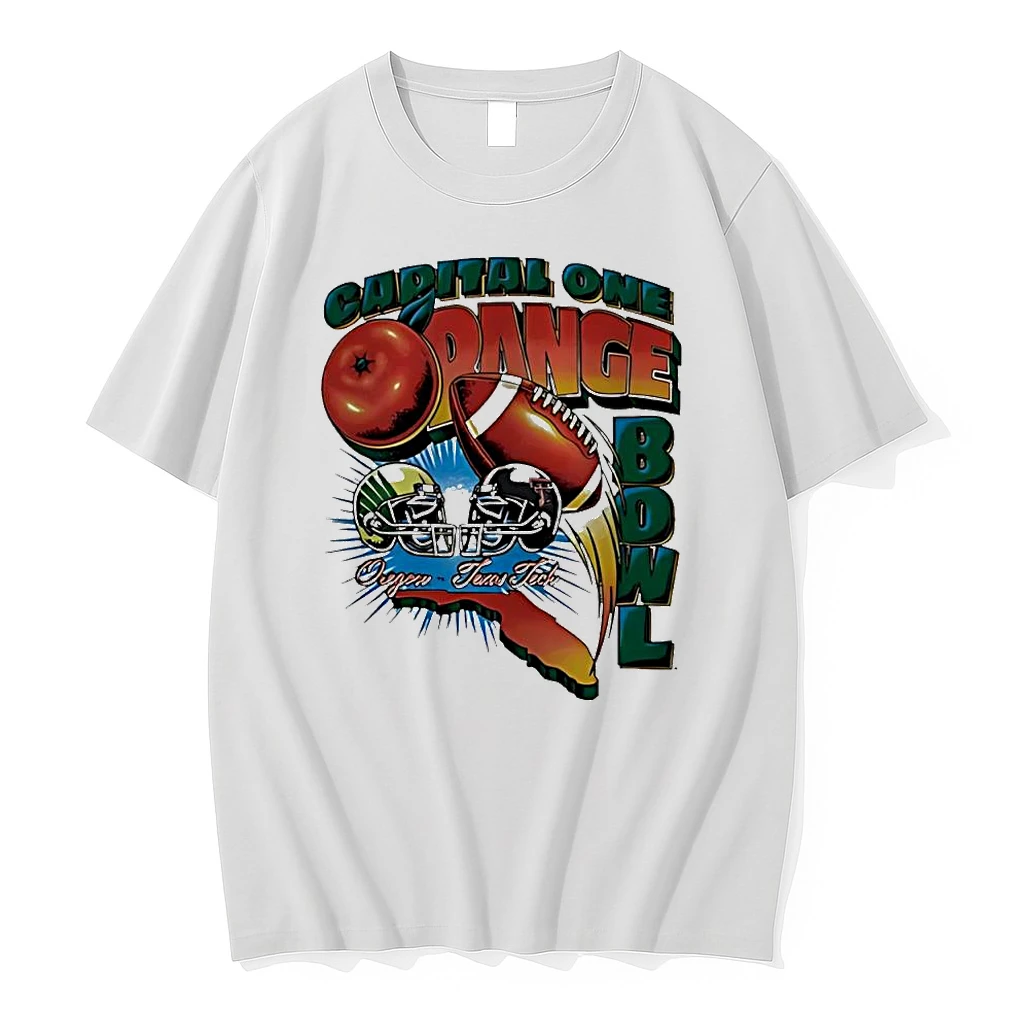 Oregon Vs Texas Tech Capital One Orange Bowl 2026 Vintage Matchup Shirts