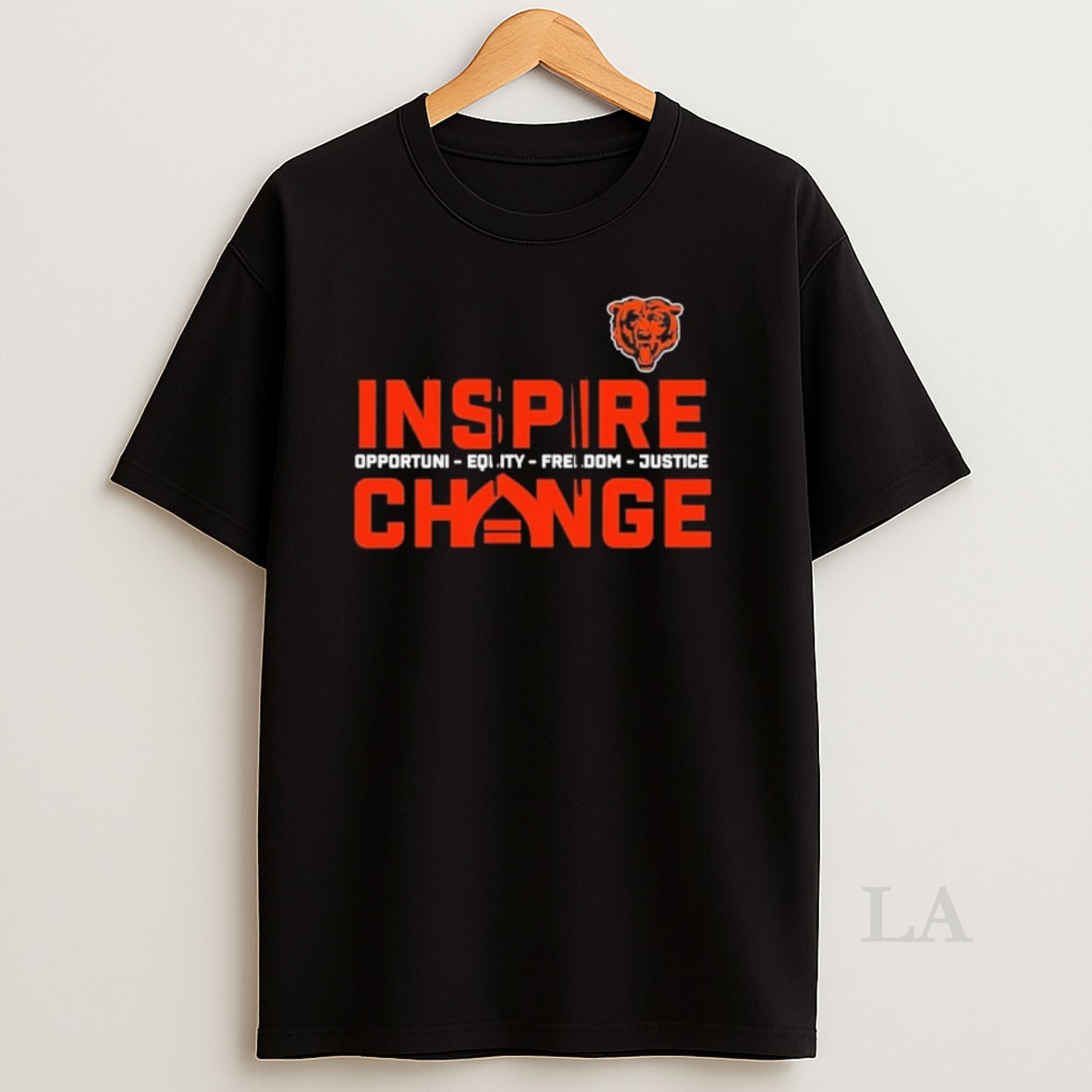 Original 2025 Chicago Bears Inspire Change Opportunity Equity Freedom Justice Shirt