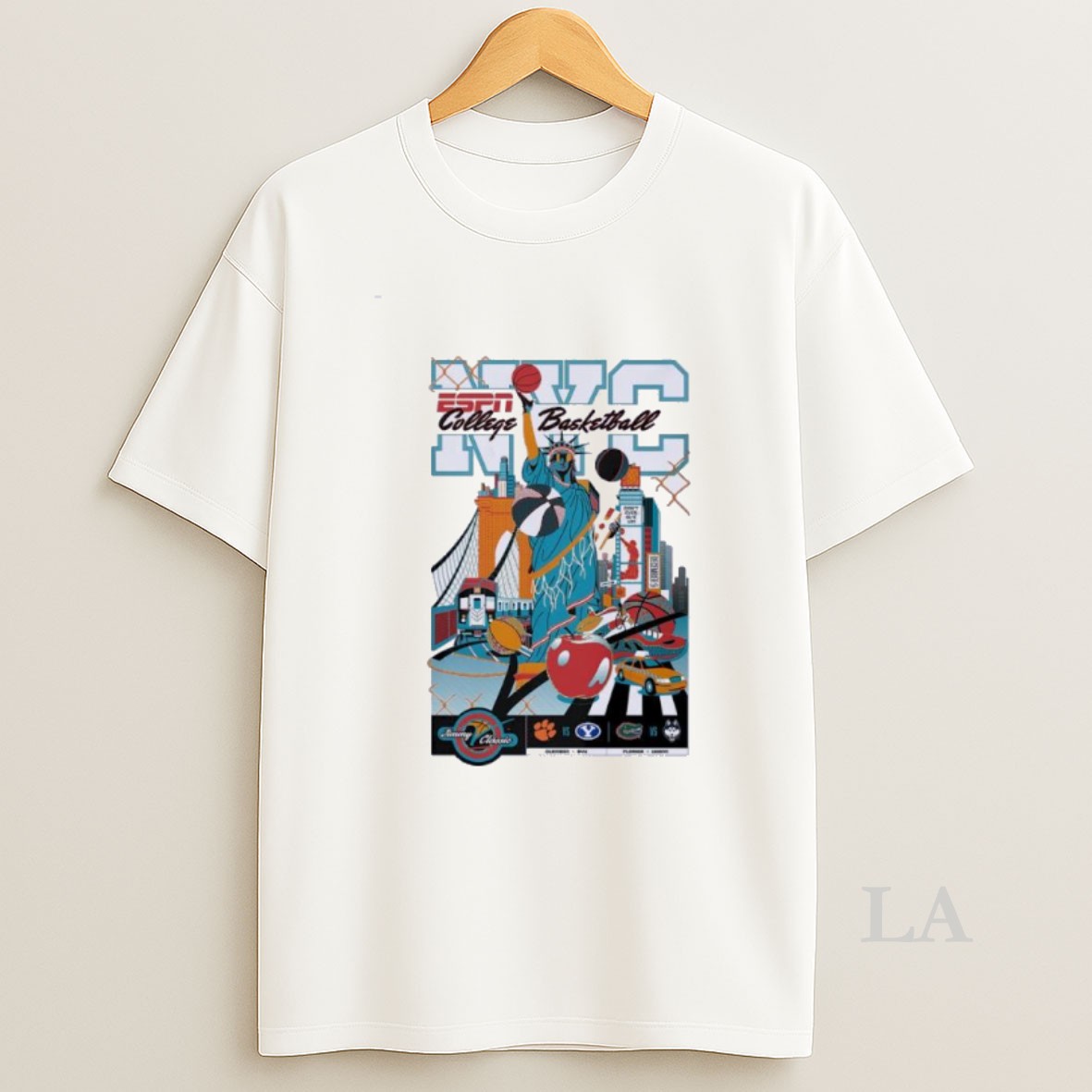 Original 2025 Jimmy V Classic 4 Team Basketball Shirt