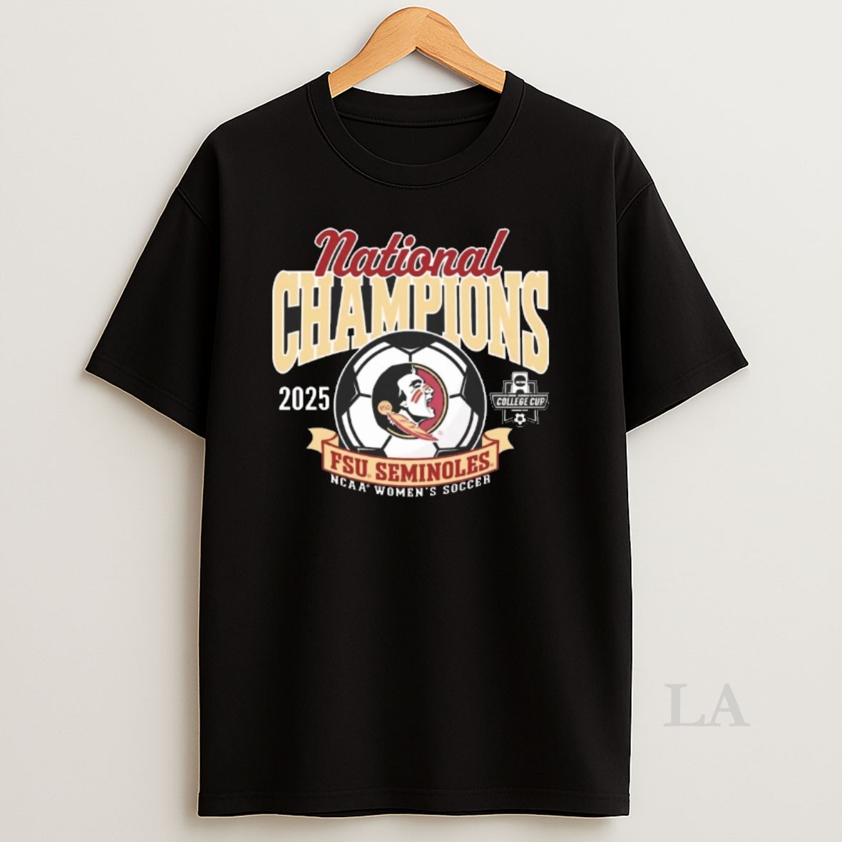 Original 2025 National Champions Ncaa Womens Soccer College Cup Florida State Seminoles Logos Shirt