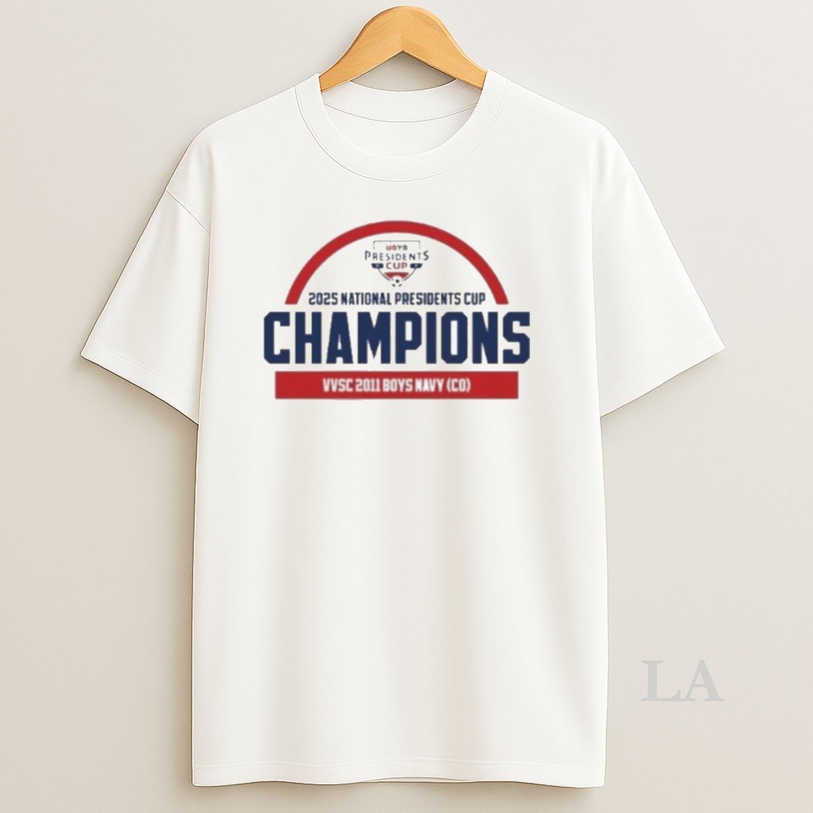 Original 2025 National Presidents Cup Champions Vvsc 2011 Boys Navy Shirt