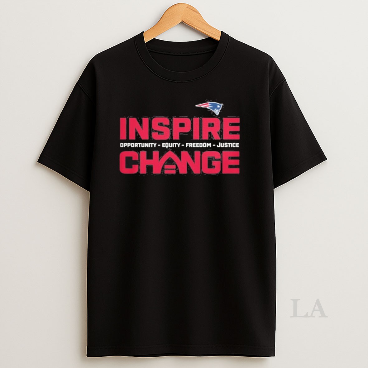 Original 2025 New England Patriots Inspire Change Opportunity Equity Freedom Justice Shirt
