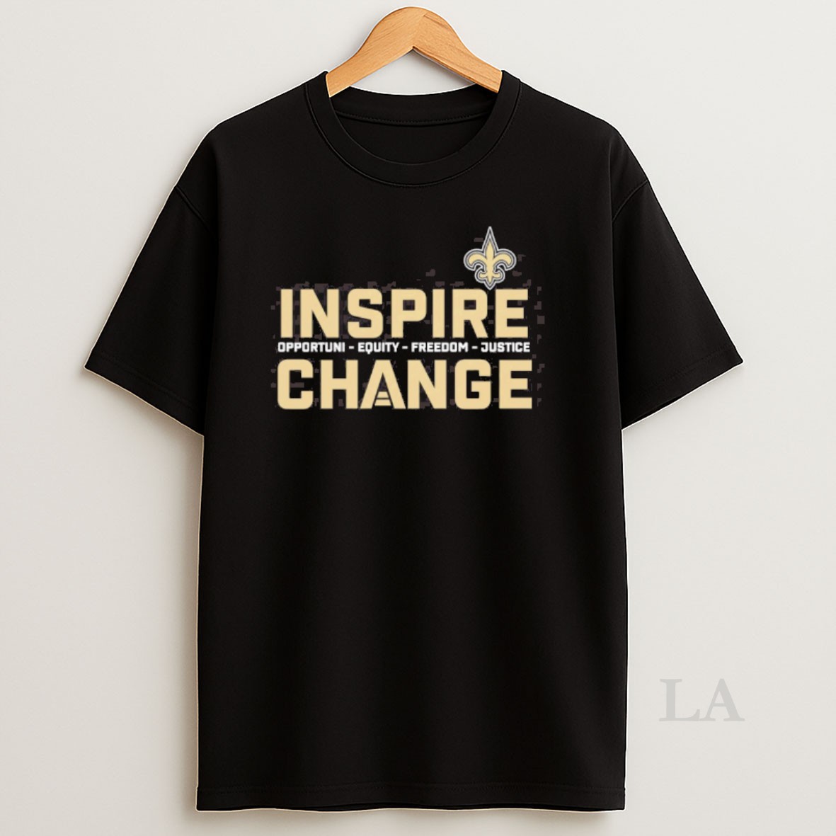 Original 2025 New Orleans Saints Inspire Change Opportunity Equity Freedom Justice Shirt