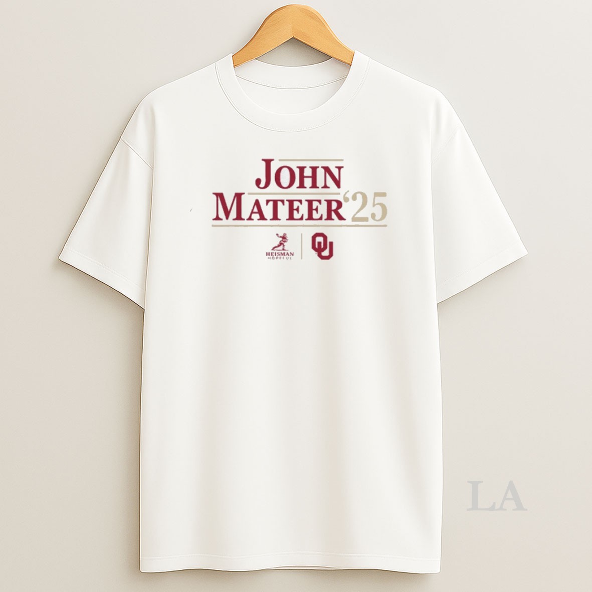 Original 2025 Oklahoma Sooners Ncaa Football John Mateer Heisman Campaign Shirt