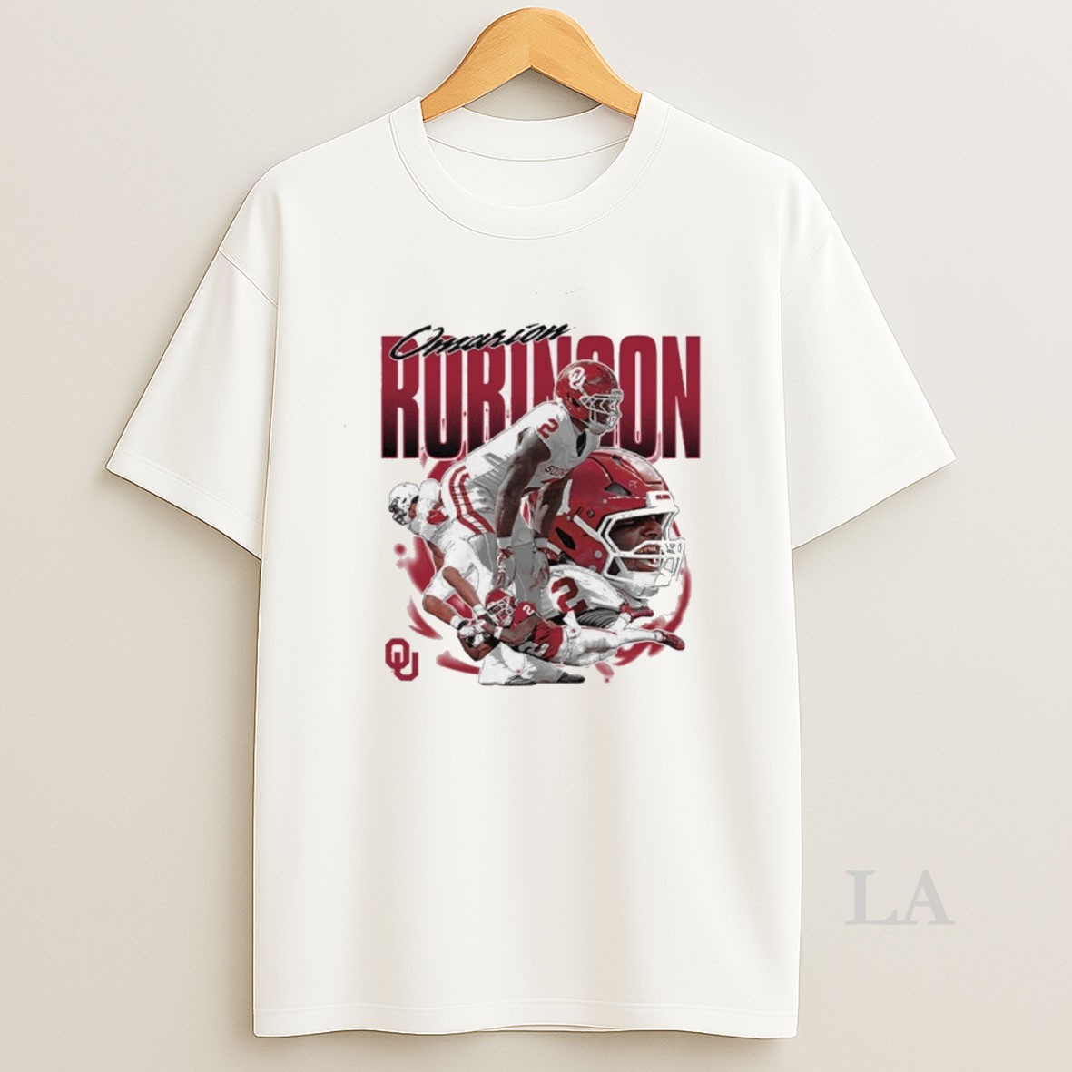 Original 2025 Oklahoma Sooners Ncaa Football Omarion Robinson Collage Graphic Vintage Shirt