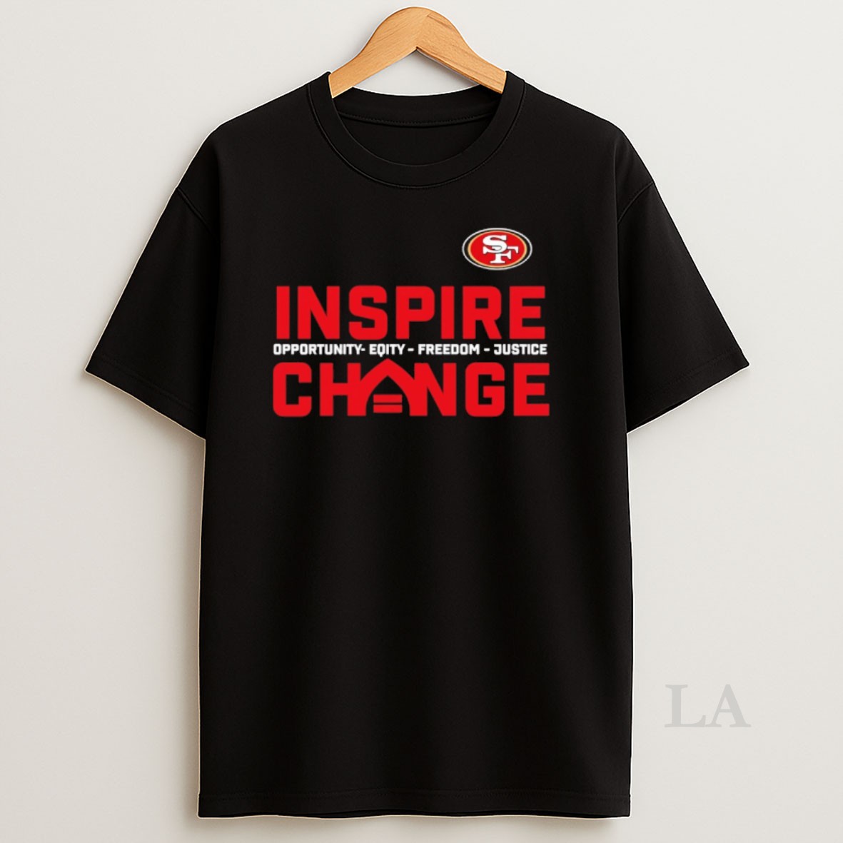 Original 2025 San Francisco 49ers Inspire Change Opportunity Equity Freedom Justice Shirt