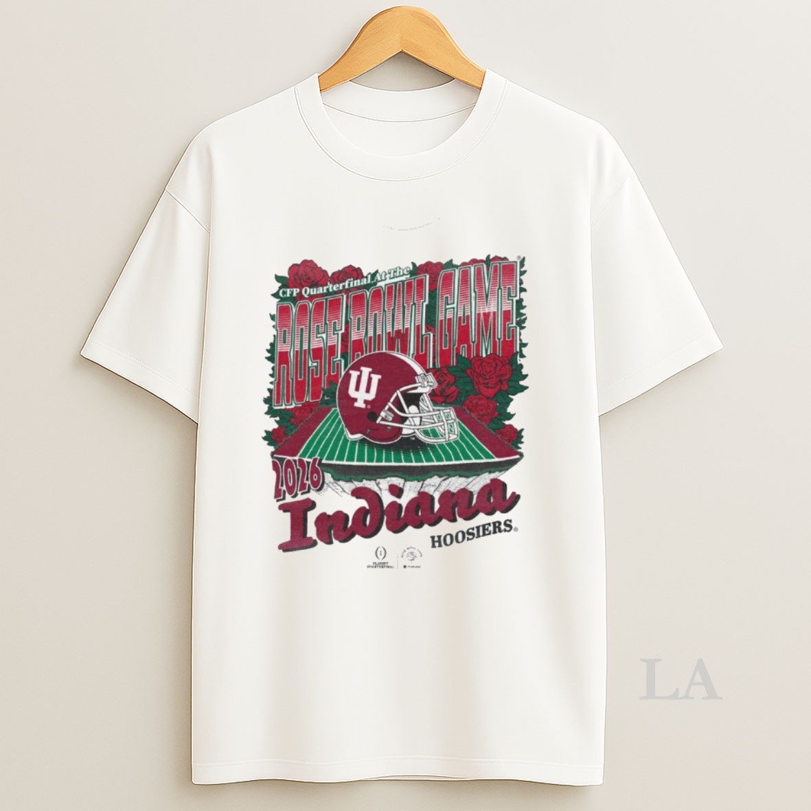 Original 2026 Cfp Quarterfinal At The Rose Bowl Game Indiana Hoosiers Helmet Vintage Shirt