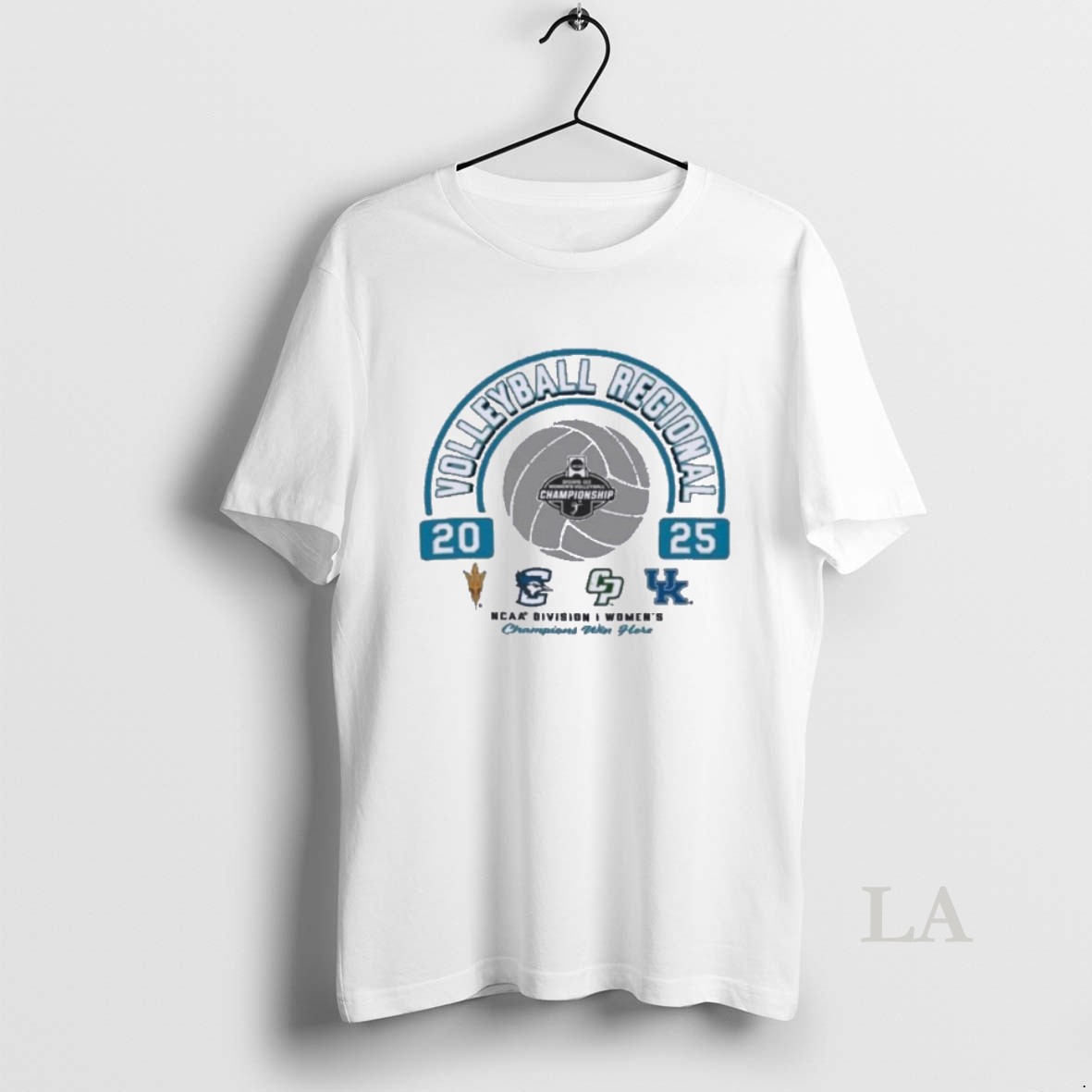 Original 4 Teams 2025 Ncaa Division I Volleyball Kentucky Regional Shirt