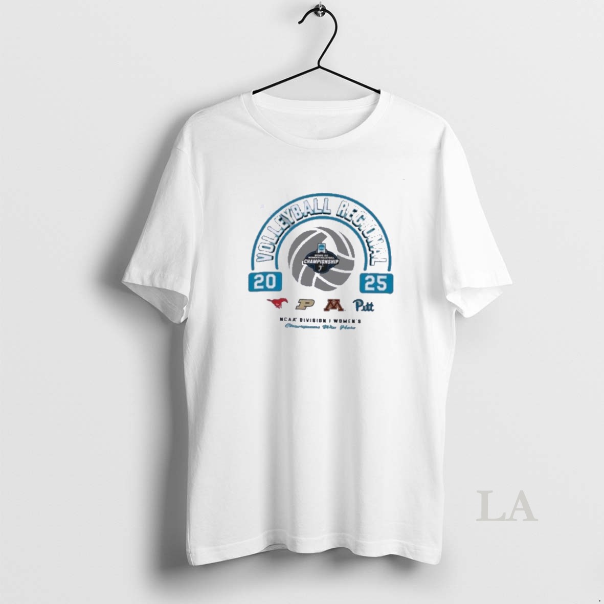 Original 4 Teams 2025 Ncaa Division I Volleyball Pitt Regional Shirt