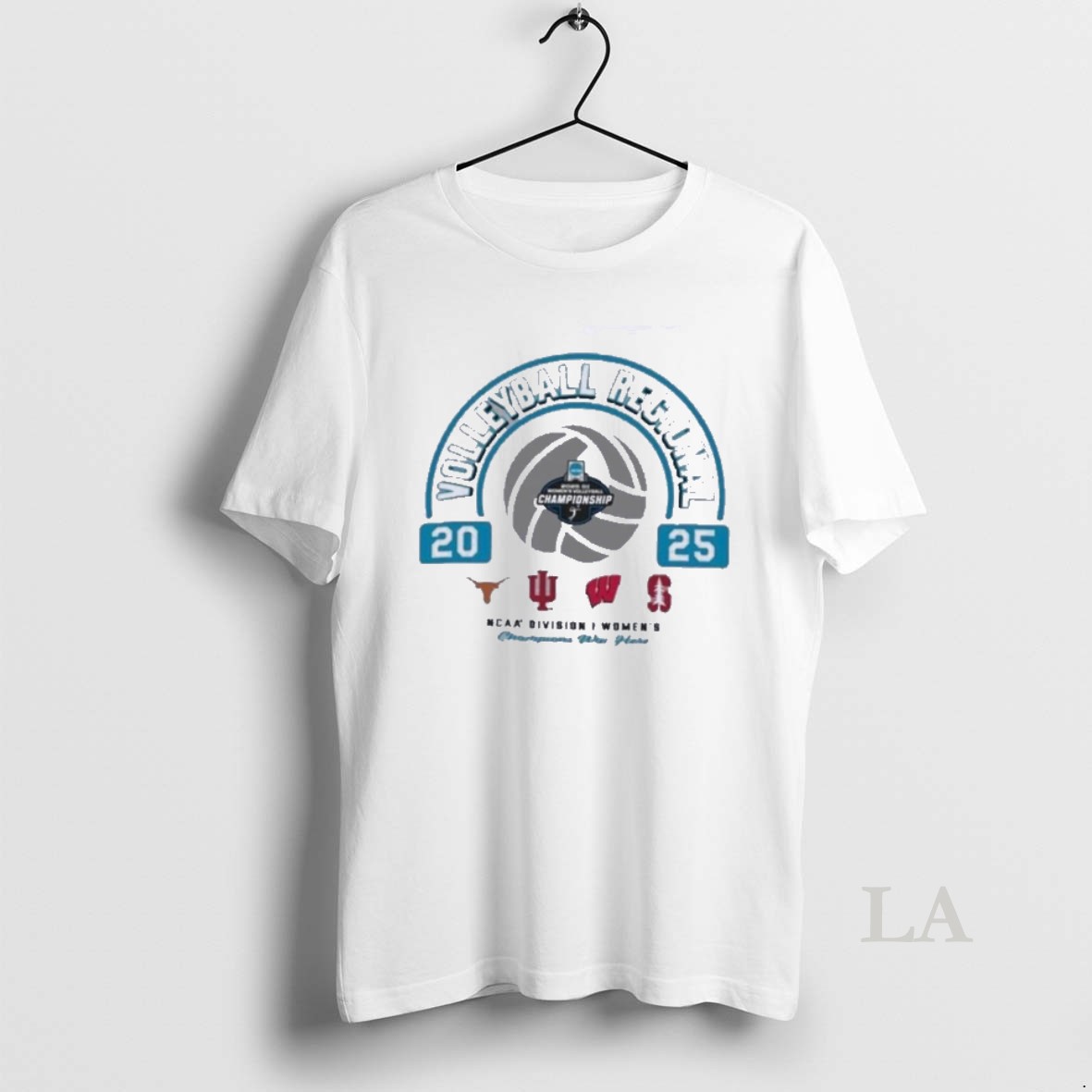 Original 4 Teams 2025 Ncaa Division I Volleyball Texas Regional Shirt