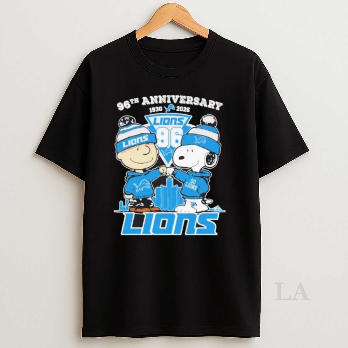 Original 96th Anniversary 1930 2026 Brown And Snoopy Lions Shirt