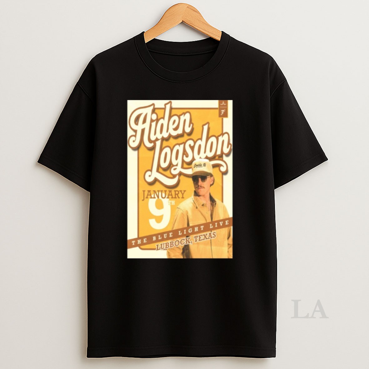 Original Aiden Logsdon The Outlaws The Blue Light Live Lubbock Tx Jan 9 2026 Shirt