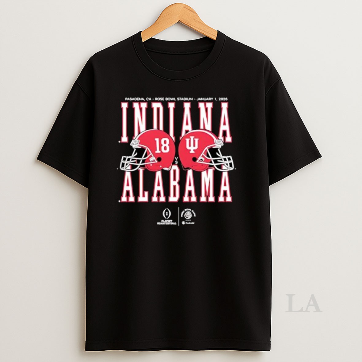 Original Alabama Vs Indiana 2025 2026 Rose Bowl Game Helmet Shirt