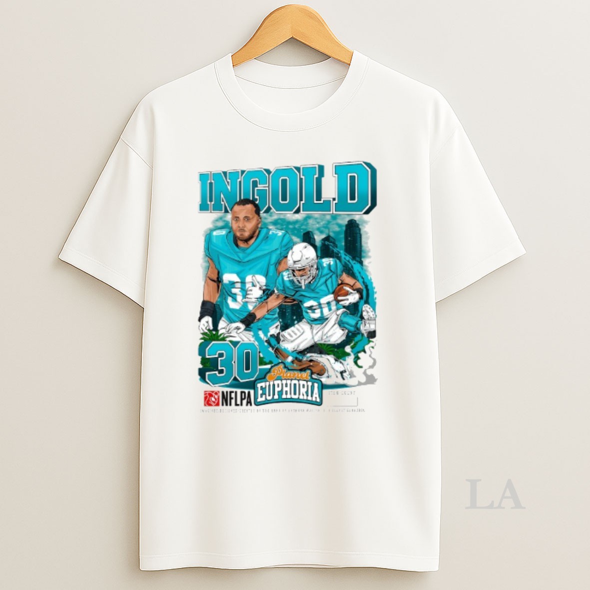 Original Alec Ingold Miami Dolphins Nflpa 2025 Shirt