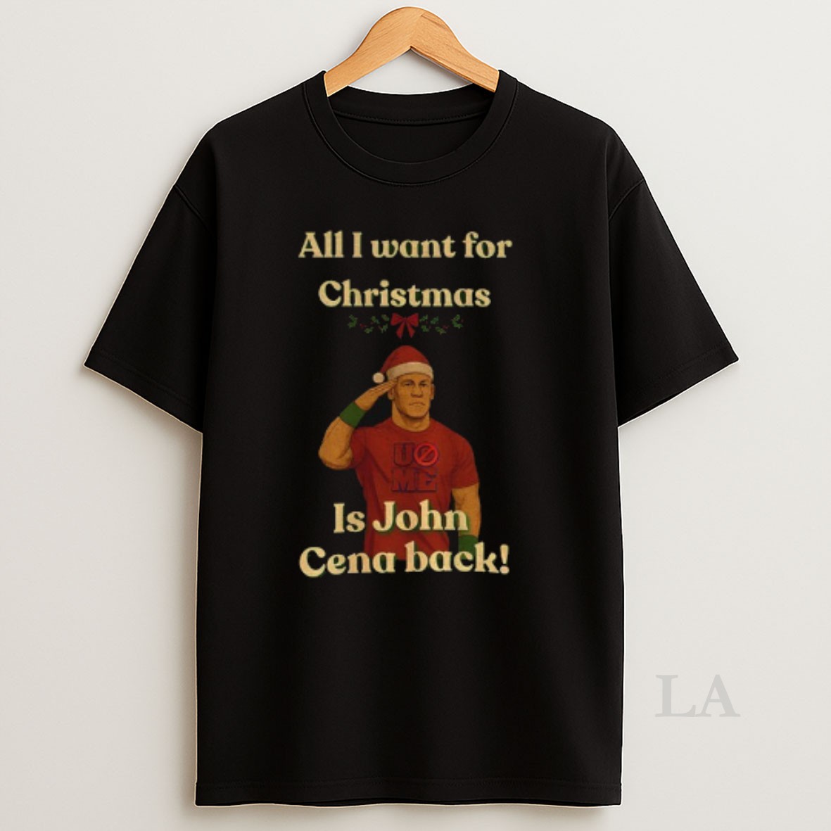 Original All I Want For Christmas Is John Cena Back Shirt