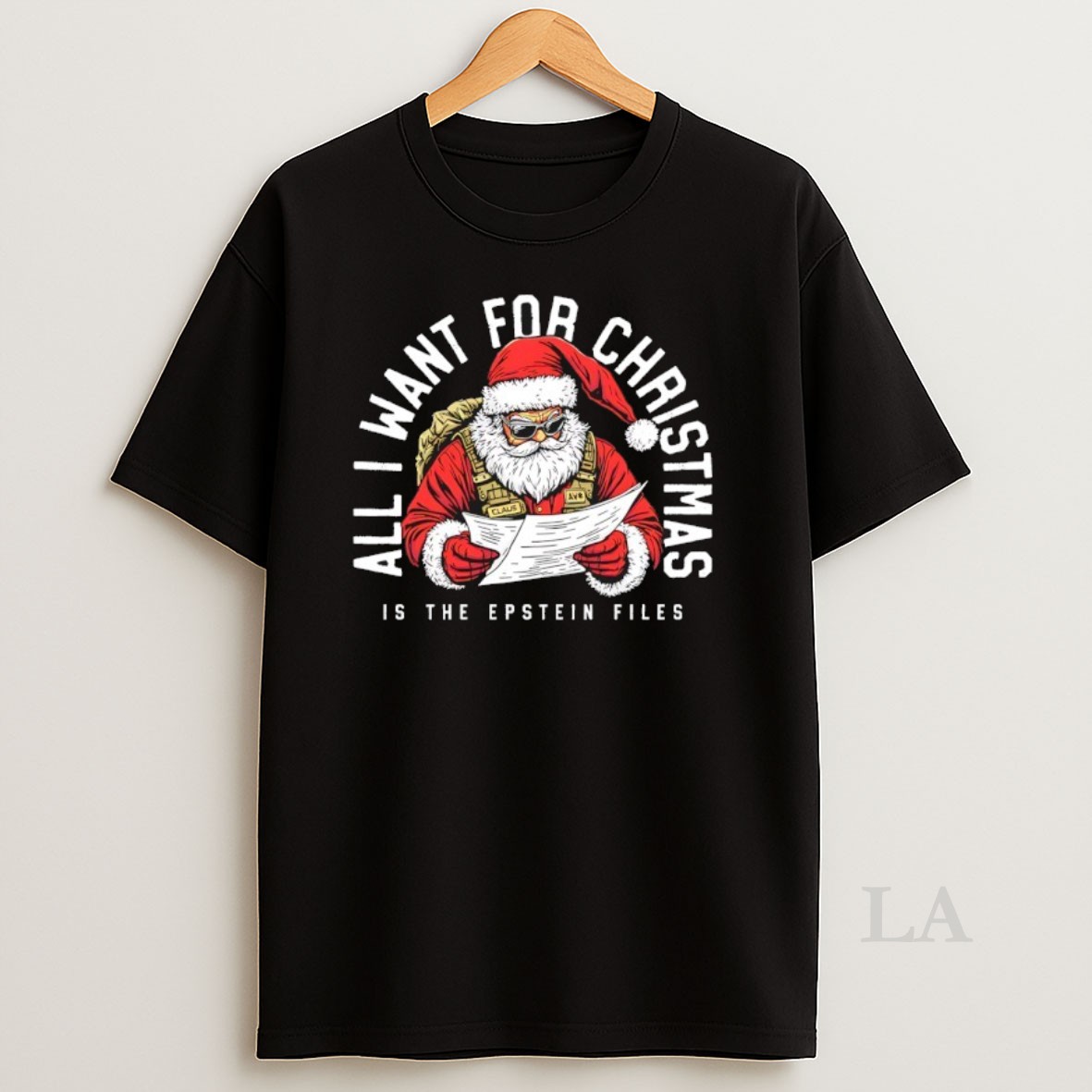 Original All I Want For Christmas Is The Epstein Files Shirt