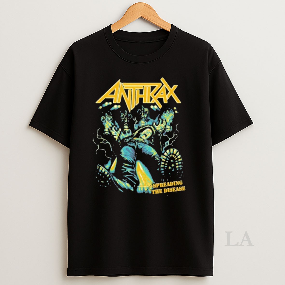 Original Anthrax Electric Fence Spreading The Disease 40th Anniversary Shirt