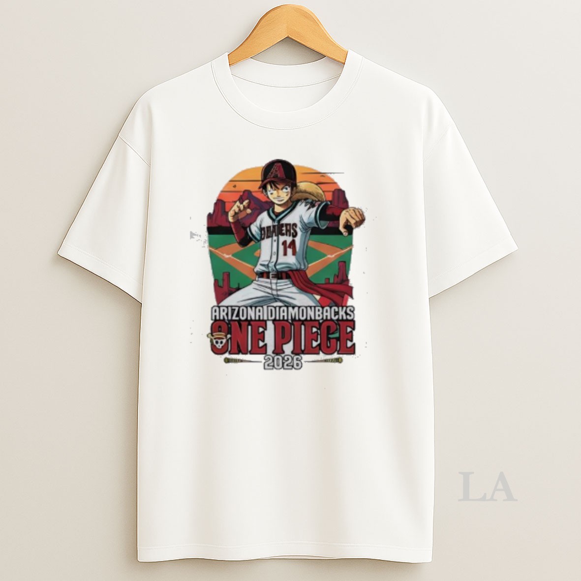 Original Arizona Diamondbacks One Piece 2026 Luffy Shirt