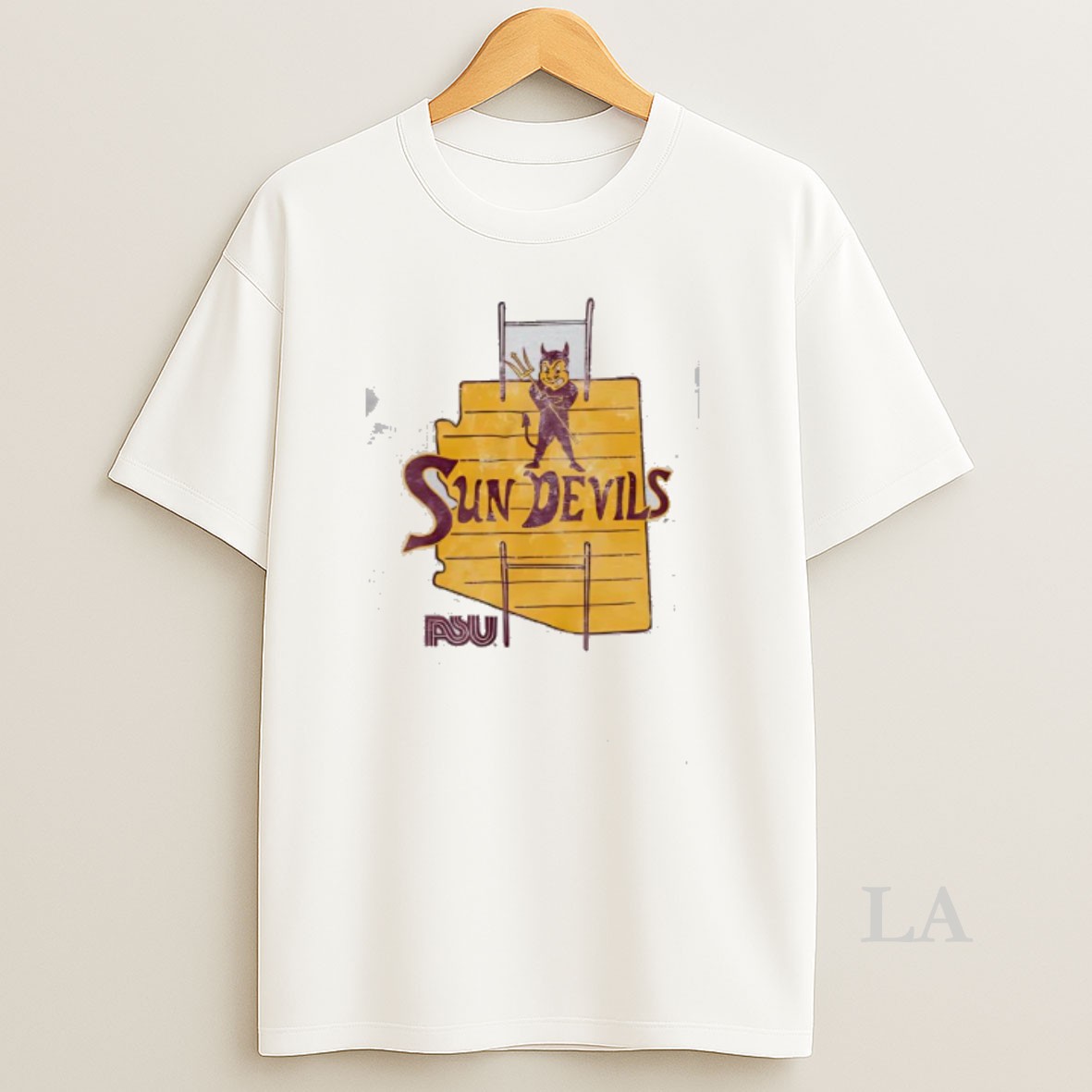Original Arizona State Sun Devils Football Map Vintage Shirt