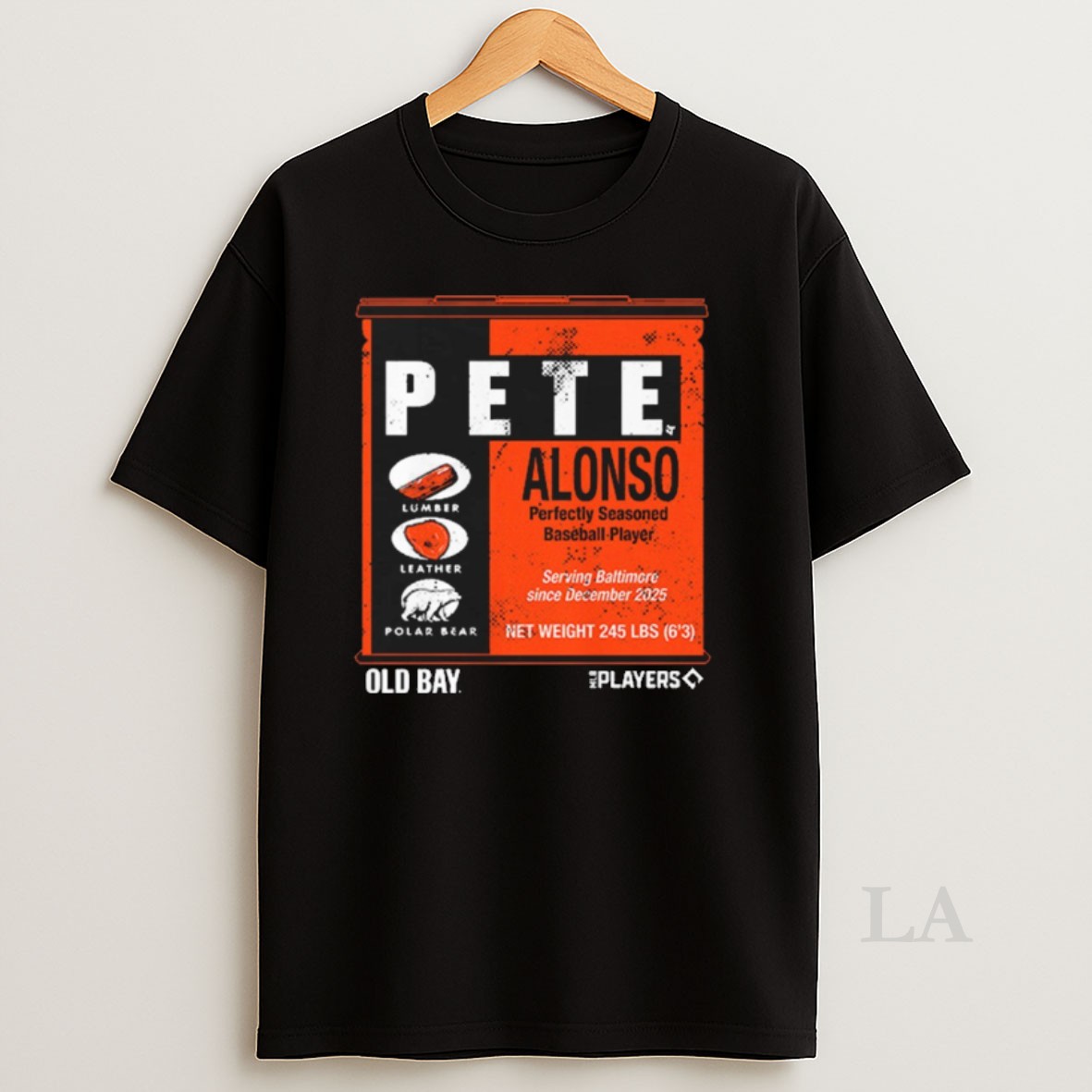 Original Baltimore Orioles Pete Alonso Old Bay Can Perfectly Seasoned Baseball Player Shirt