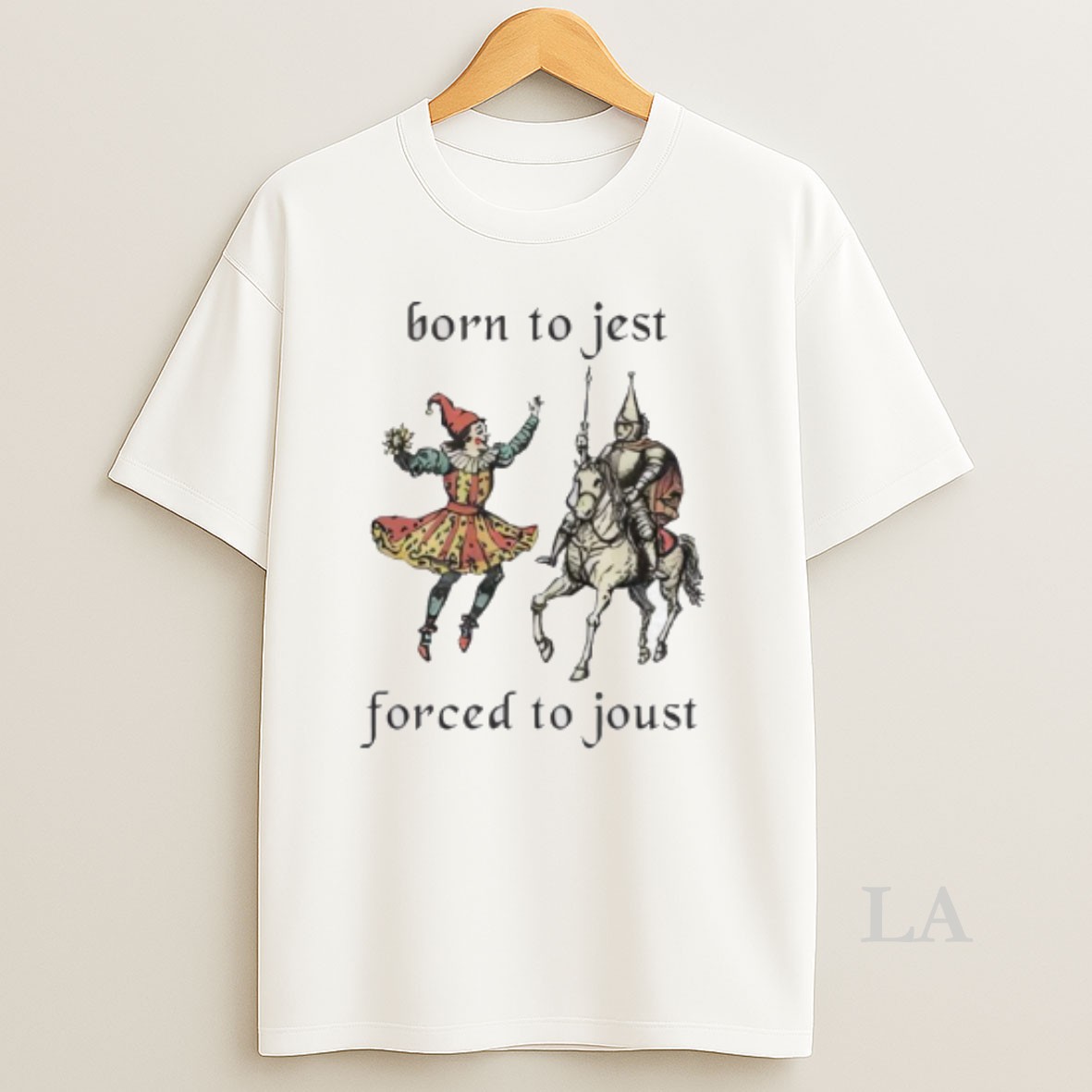 Original Born To Jest Forced To Joust Meme Shirt