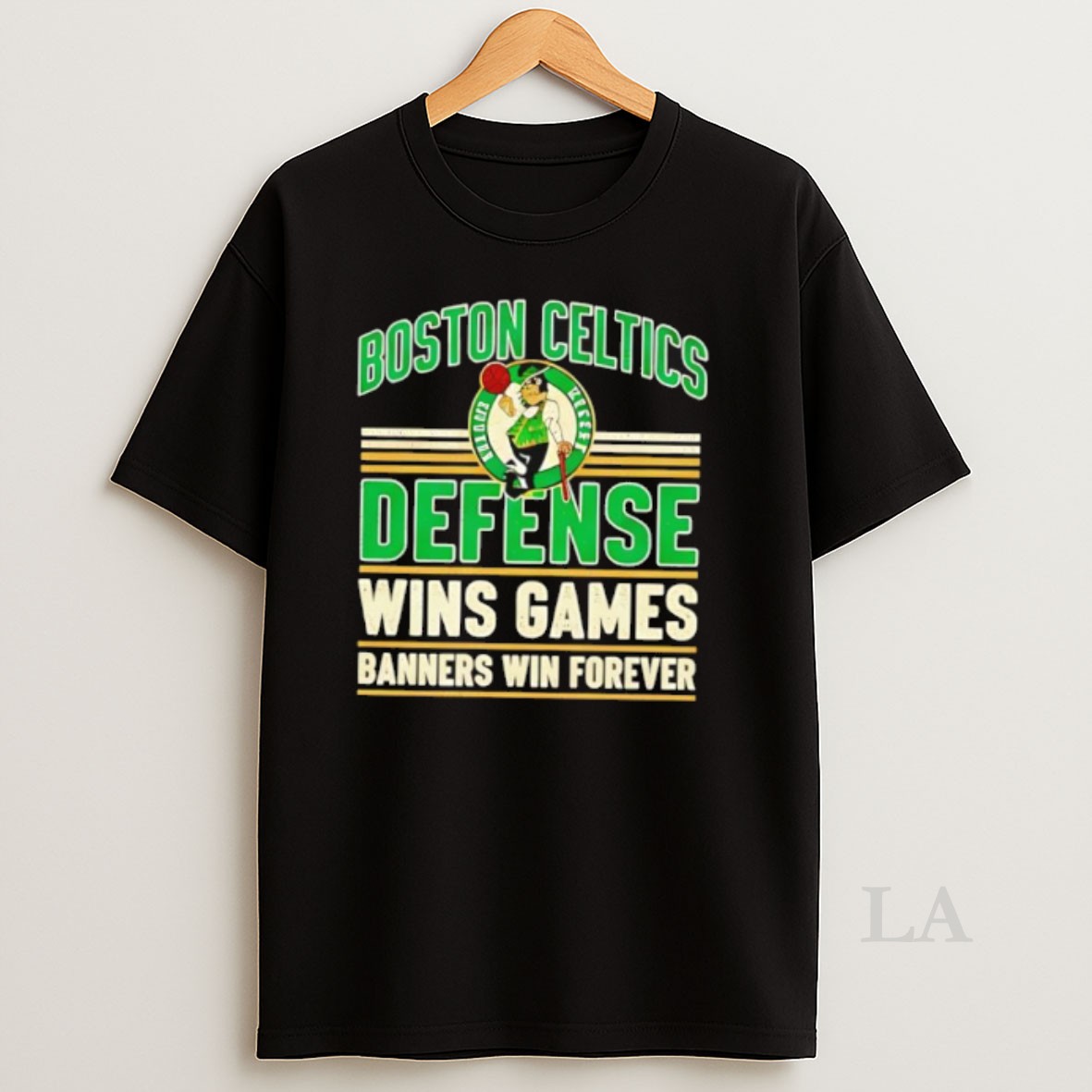 Original Boston Celtics Defense Wins Games Banners Win Forever Shirt