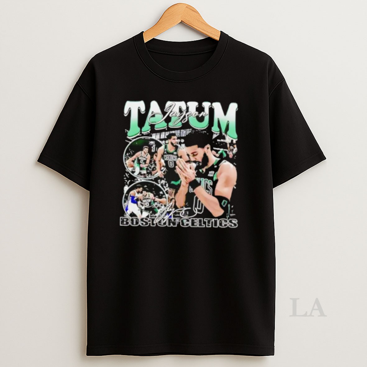 Original Boston Celtics Jayson Tatum Signature Pray Retro Shirt