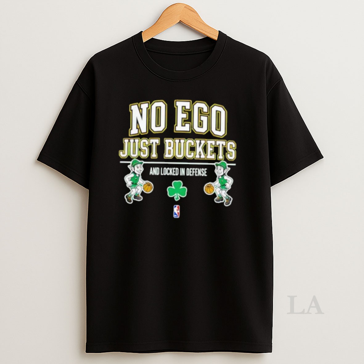 Original Boston Celtics No Ego Just Buckets And Locked In Defense Shirt
