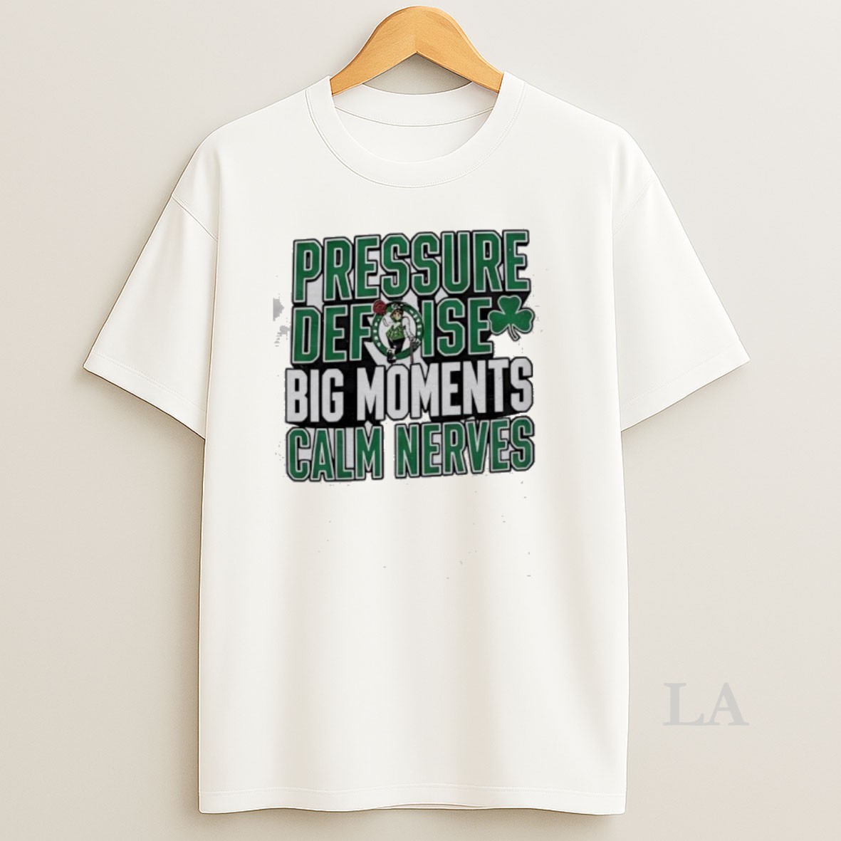 Original Boston Celtics Pressure Defense Big Moments Calm Nerves Shirt