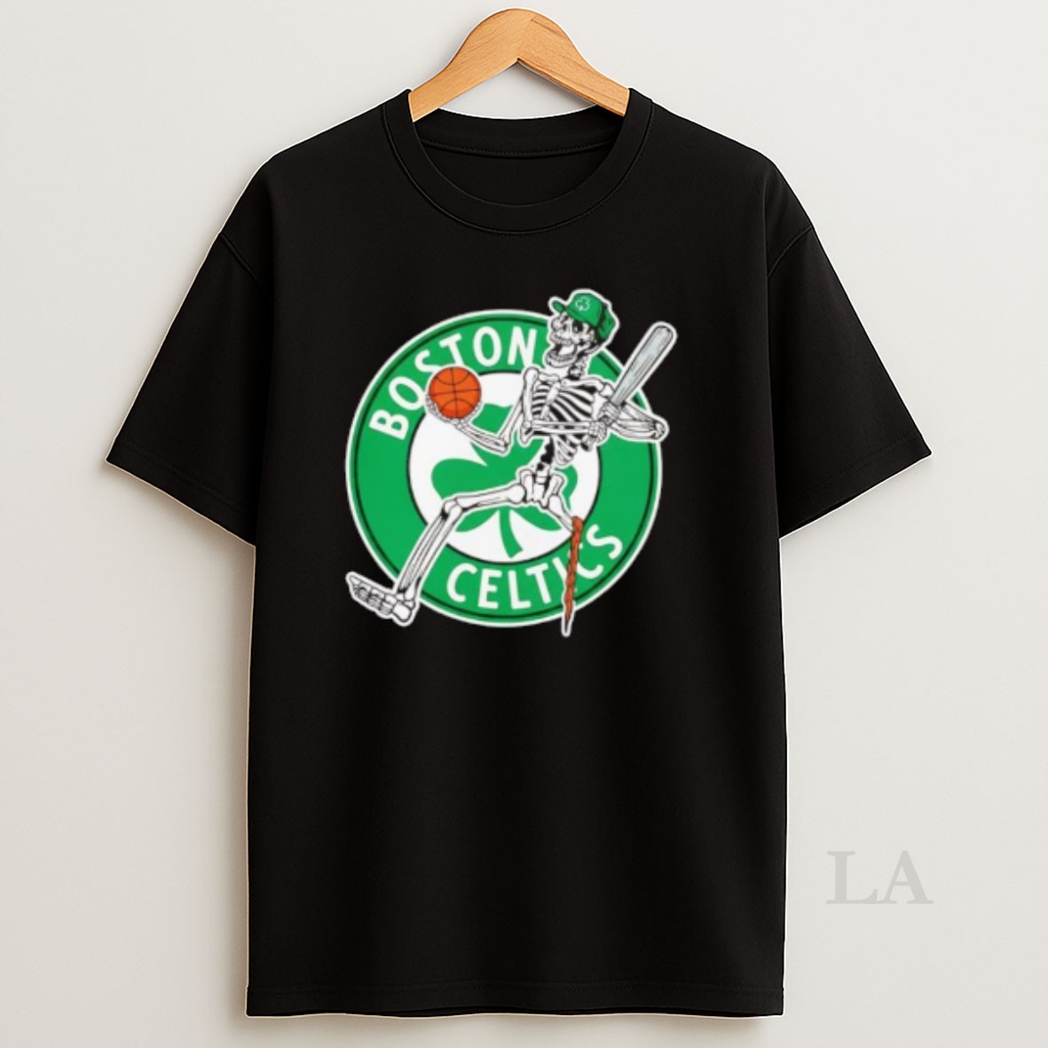 Original Boston Celtics Skeleton Player Shirt