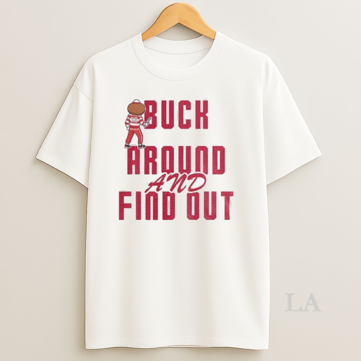 Original Buck Around And Find Out Buckeyes Brutus Mascot Ohio Shirt