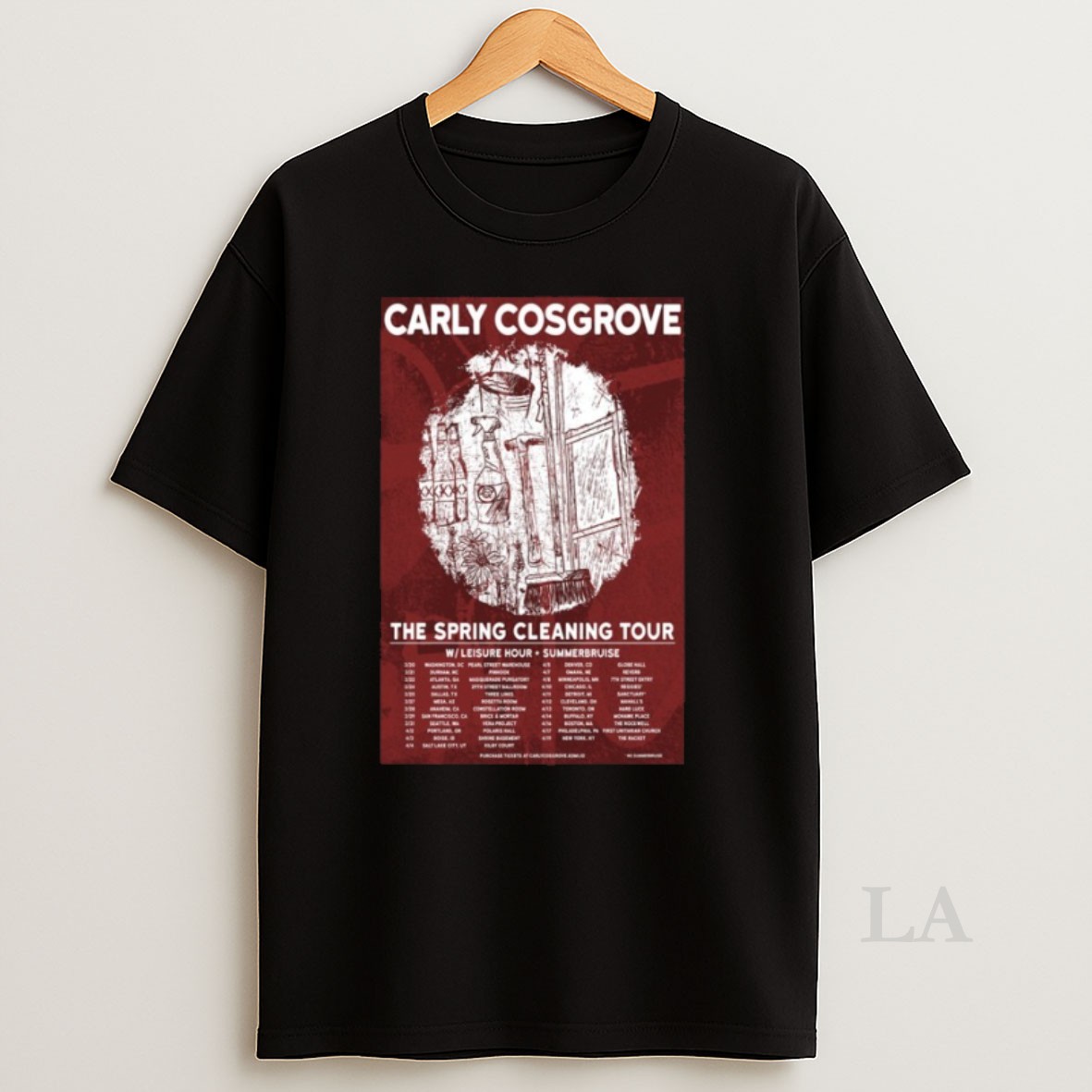 Original Carly Cosgrove The Spring Cleaning Tour 2026 Shirt