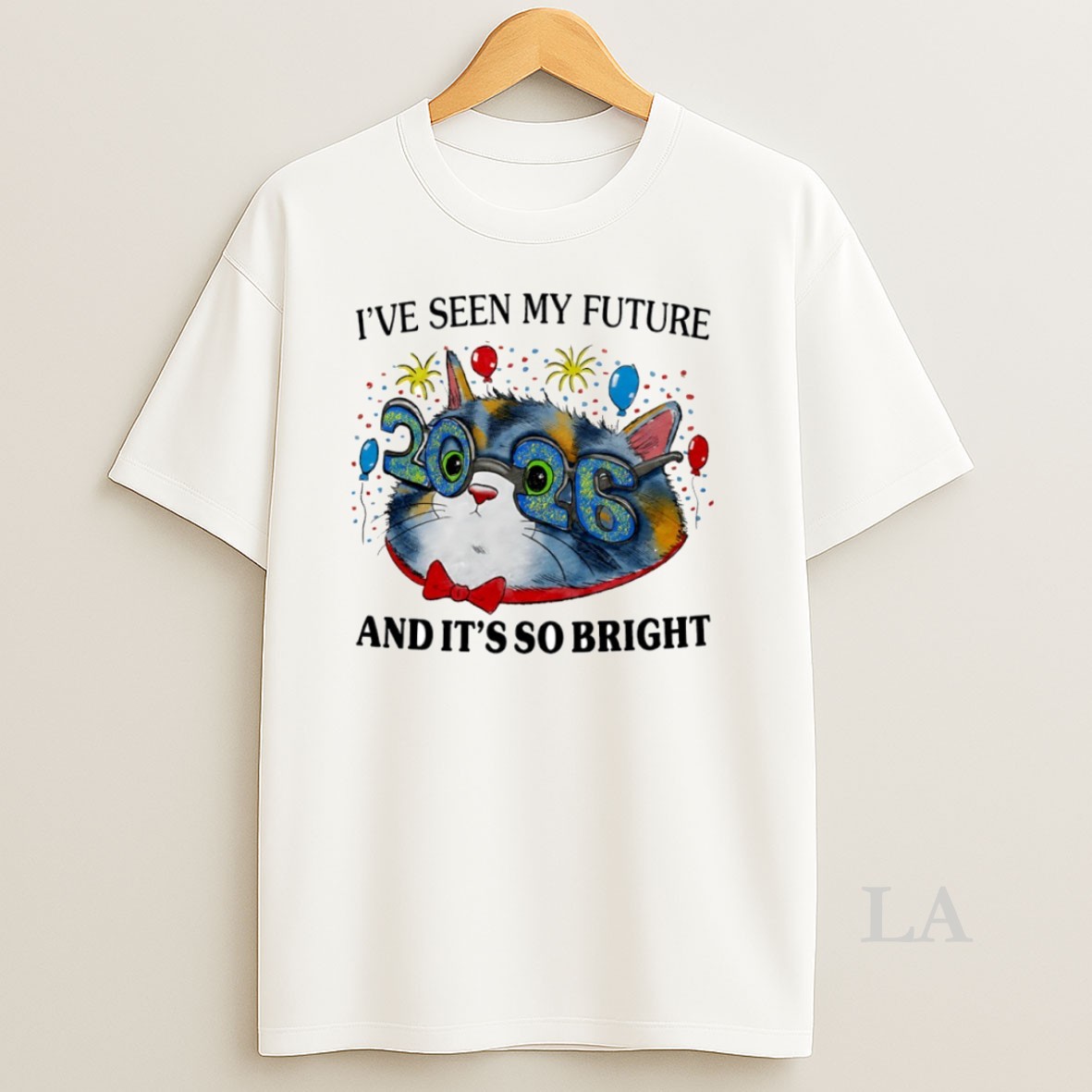 Original Cat Ive Seen My Future 2026 And Its So Bright Circle Shirt