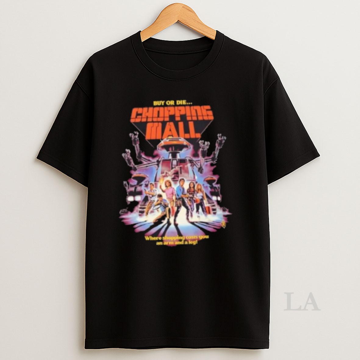 Original Chopping Mall Retro 80s Killer Robot Horror Shirt