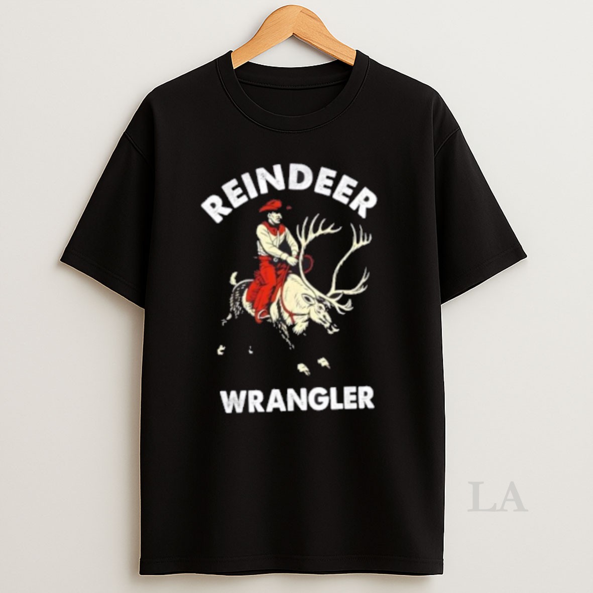Original Christmas Riding A Reindeer Cowboy Cowgirl Shirt