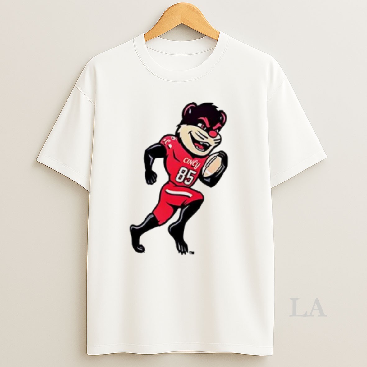 Original Cincinnati Bearcats Bearcat Playing Football Shirt