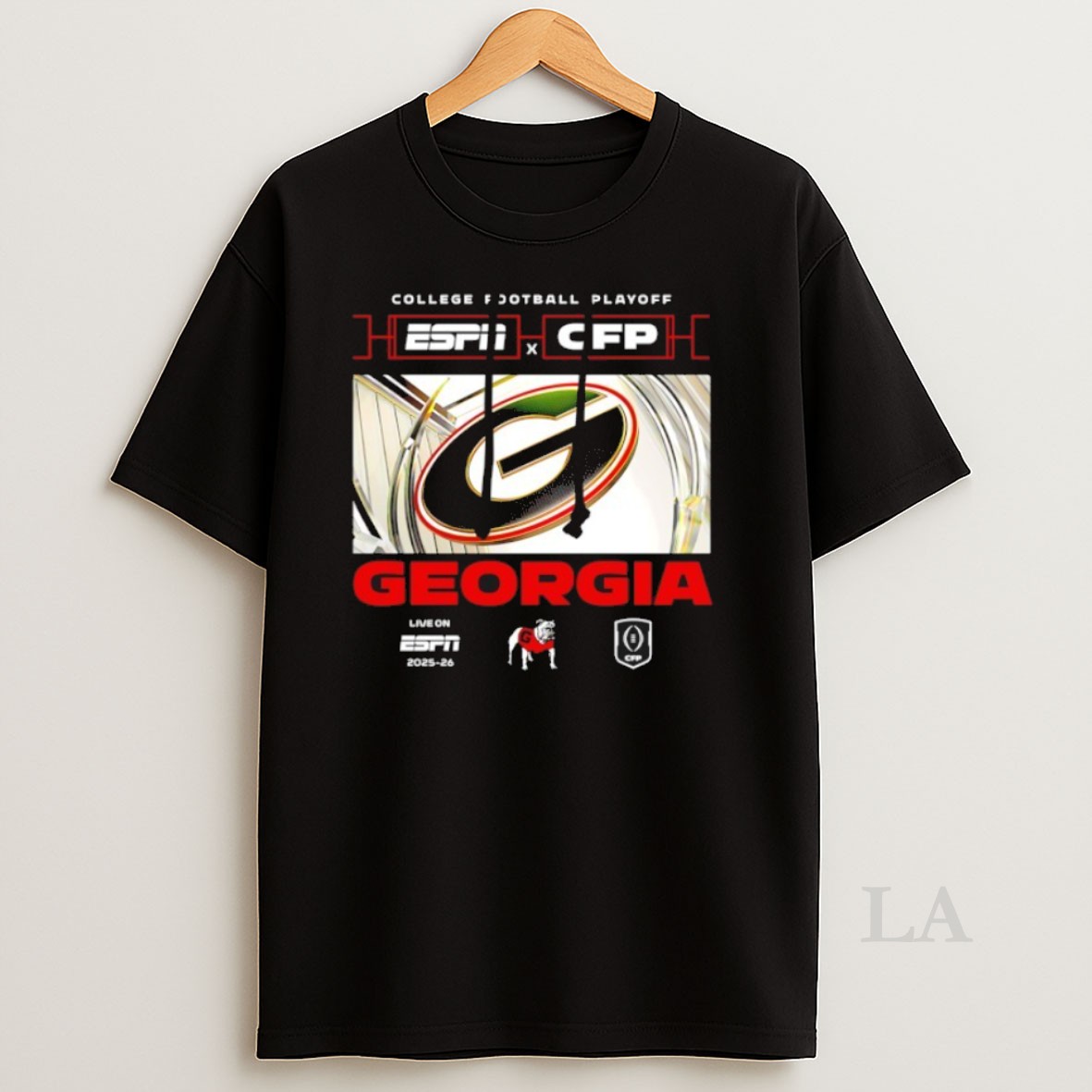 Original College Gameday Georgia Bulldogs 2025 2026 Cfp X Espn Logo Shirt
