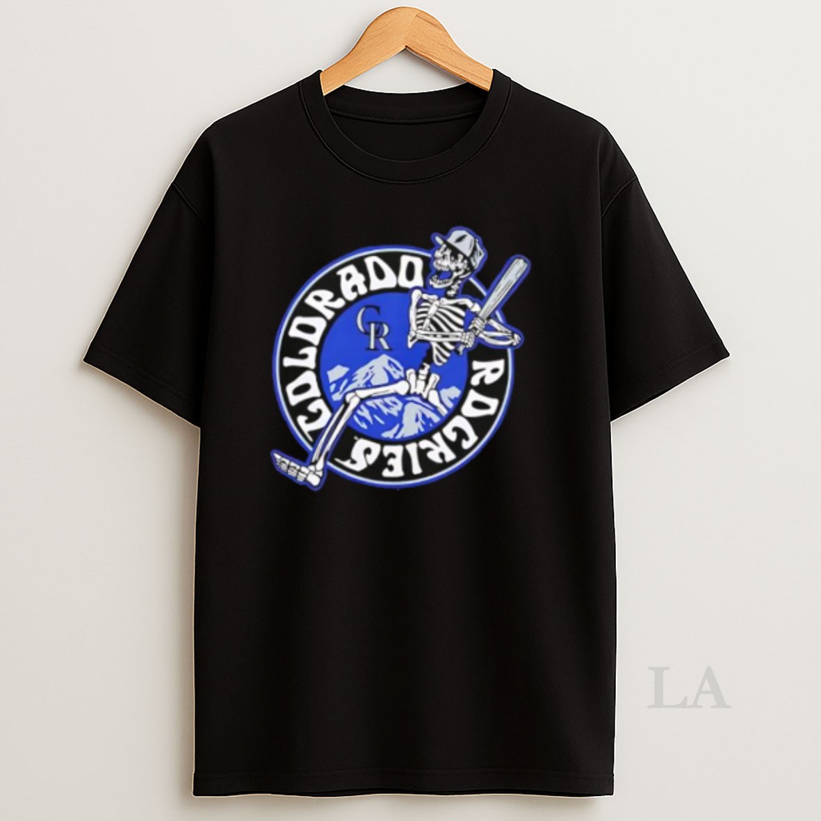 Original Colorado Rockies Skeleton Player Shirt