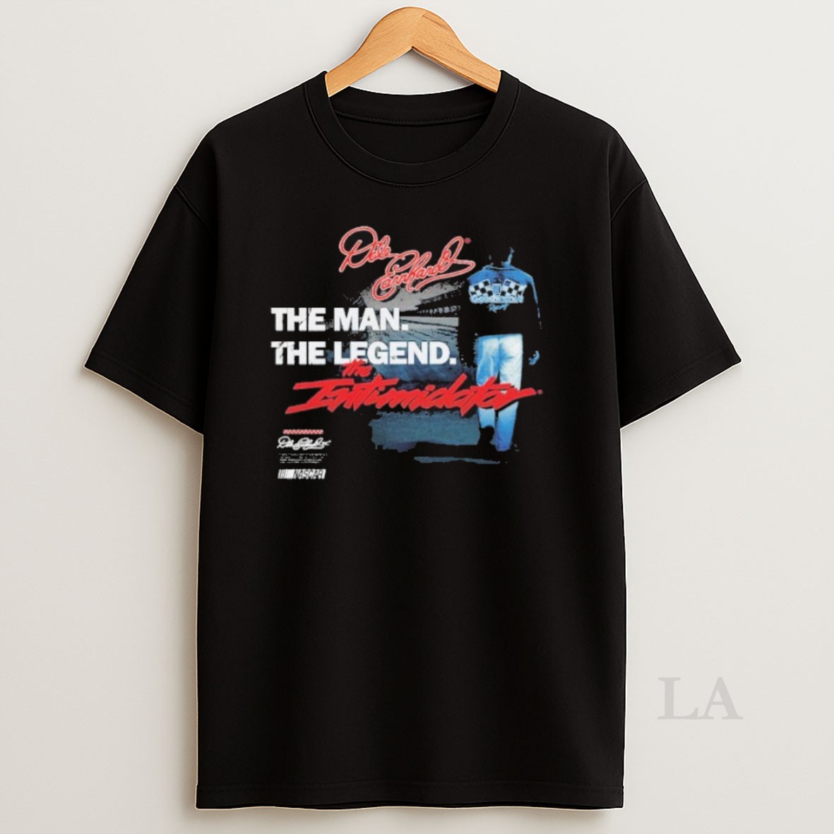 Original Dale Earnhardt Checkered Flag Sports The Man The Legend The Intimidator Legend Nascar Signature Shirt